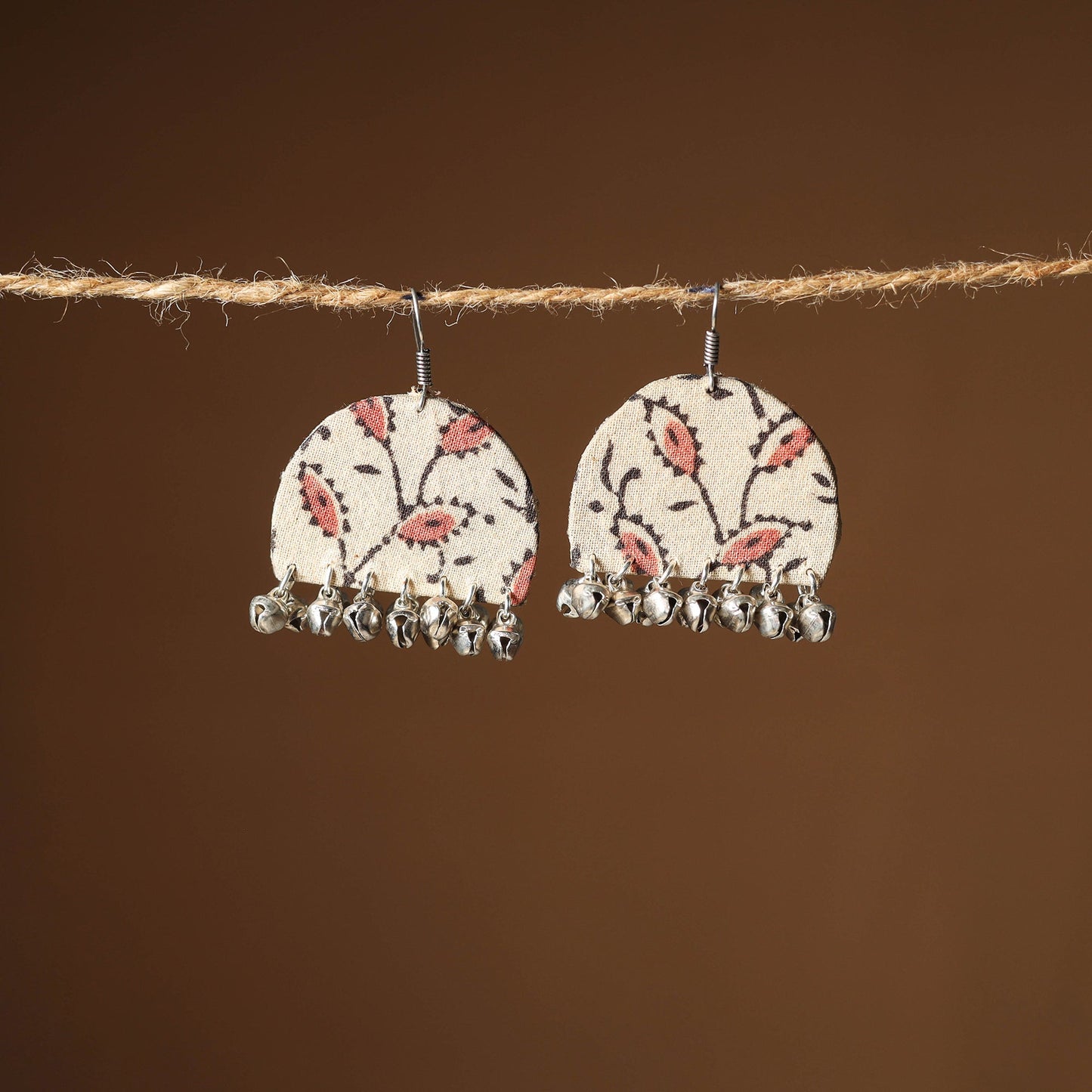 Zahira Ghungroo Work Fabart Earrings
