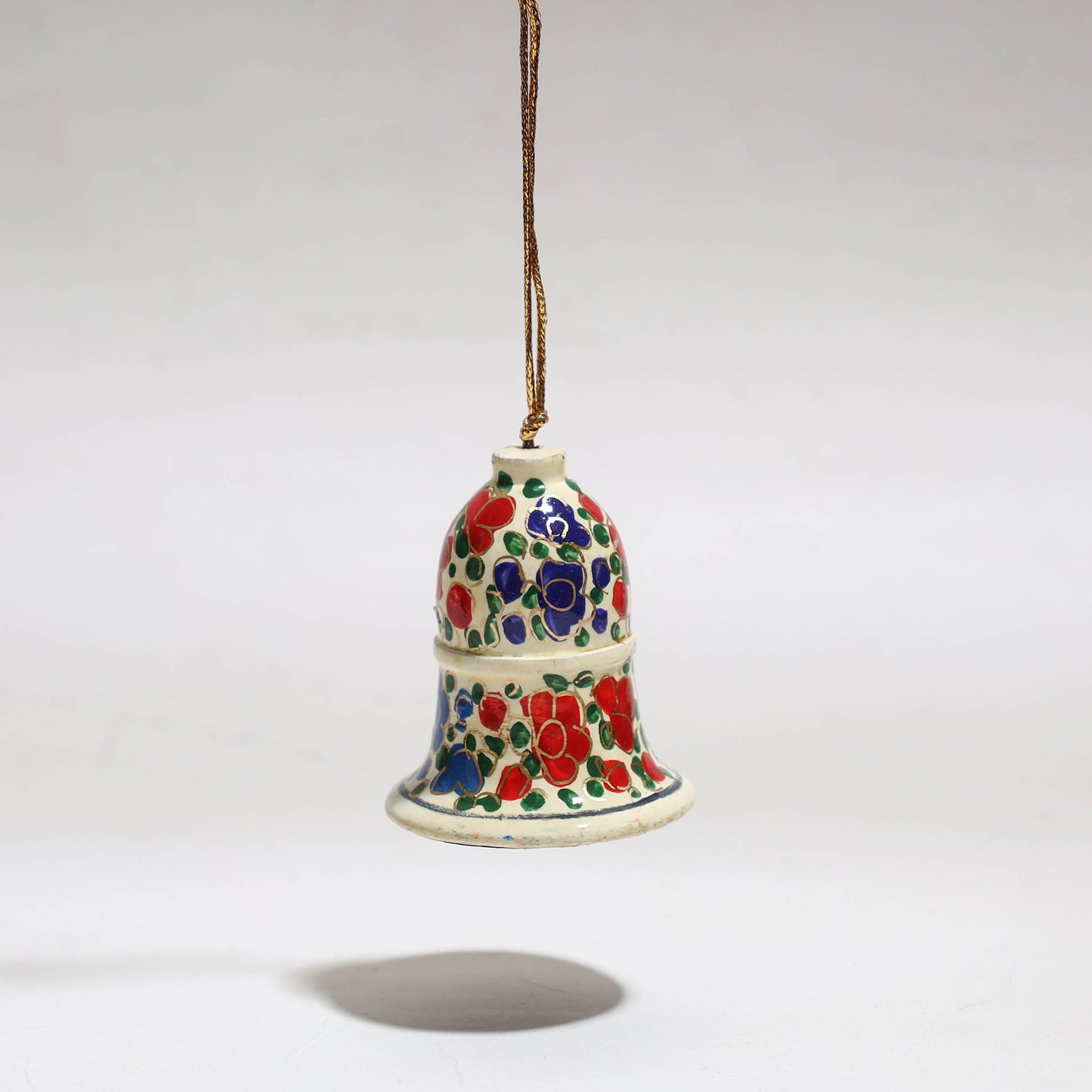 Bell - kashmir handpainted christmas decor ornament 02
