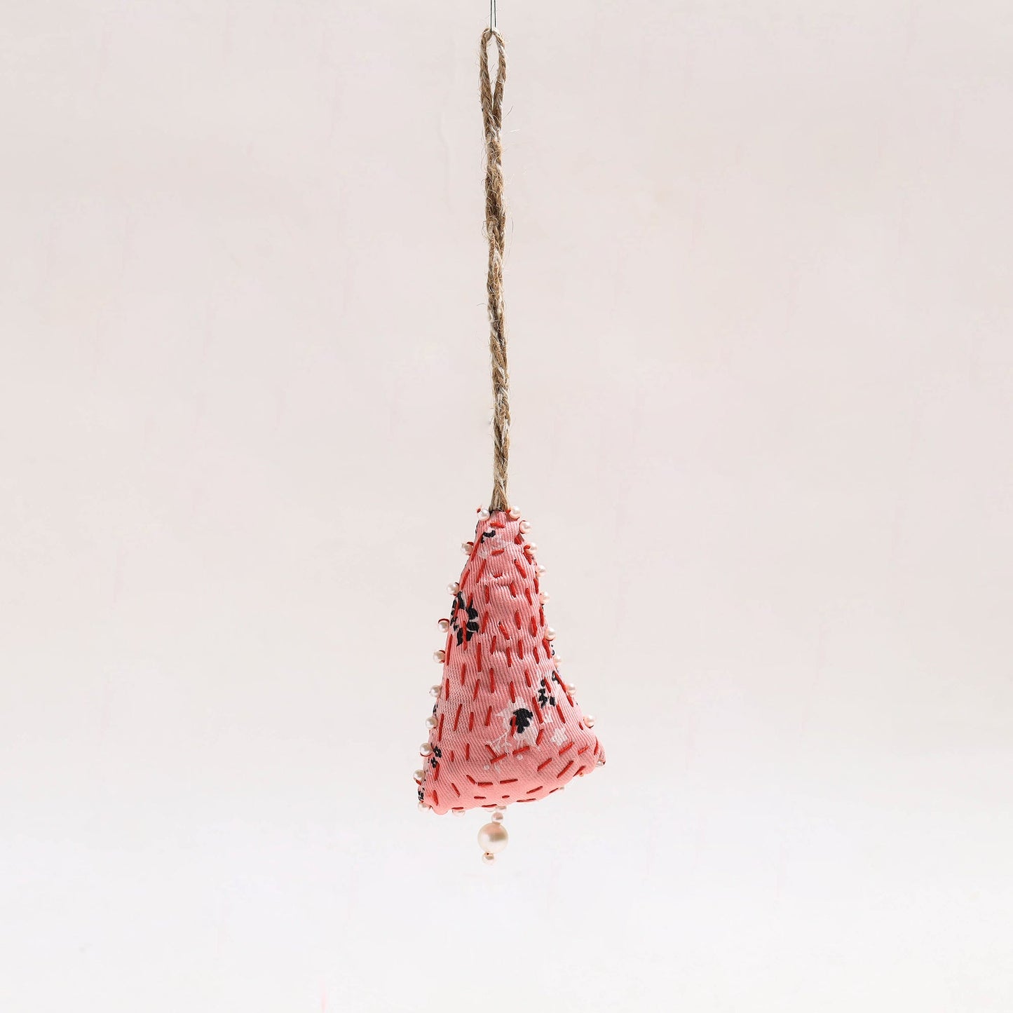 Upcycled Thread & Beadwork X-Mas Decor Hanging