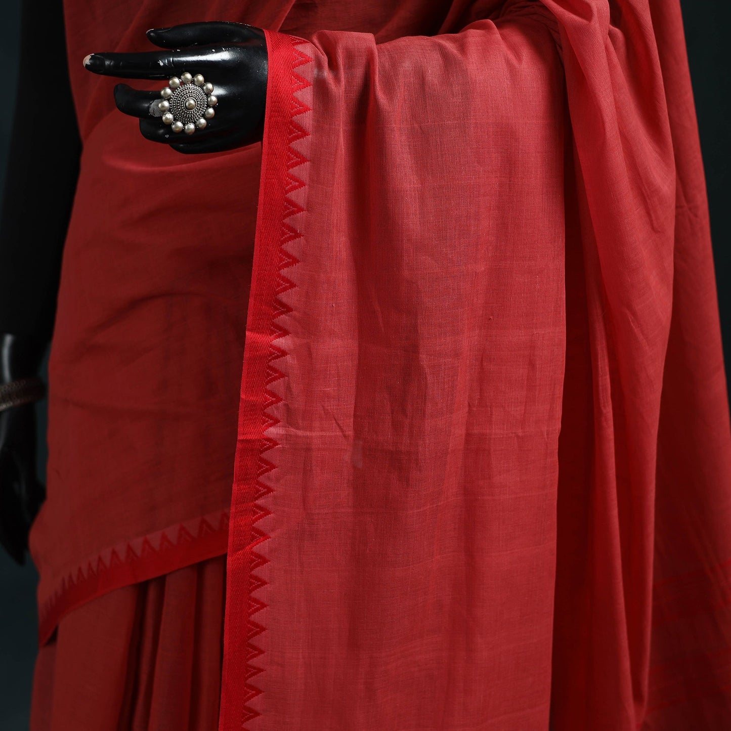 Bengal handwoven cotton begumpuri saree 17 - handcrafted