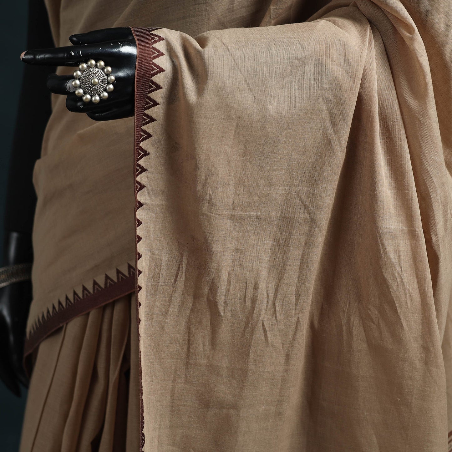 Bengal handwoven cotton begumpuri saree 22 - handcrafted