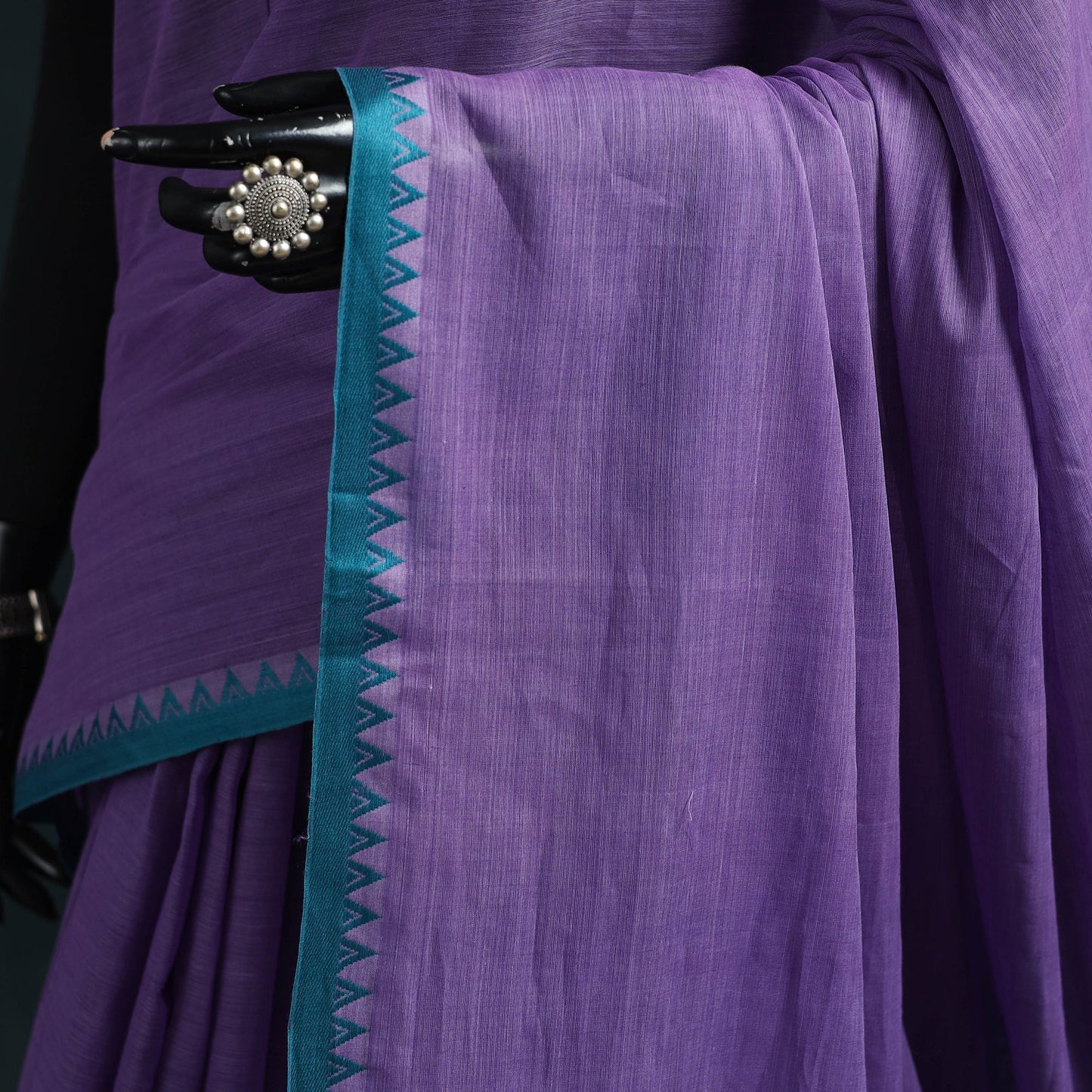 Bengal handwoven cotton begumpuri saree 26 - handcrafted