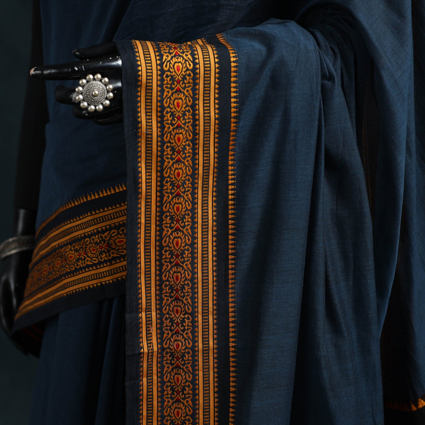 Bengal handwoven cotton begumpuri saree 31 - handcrafted