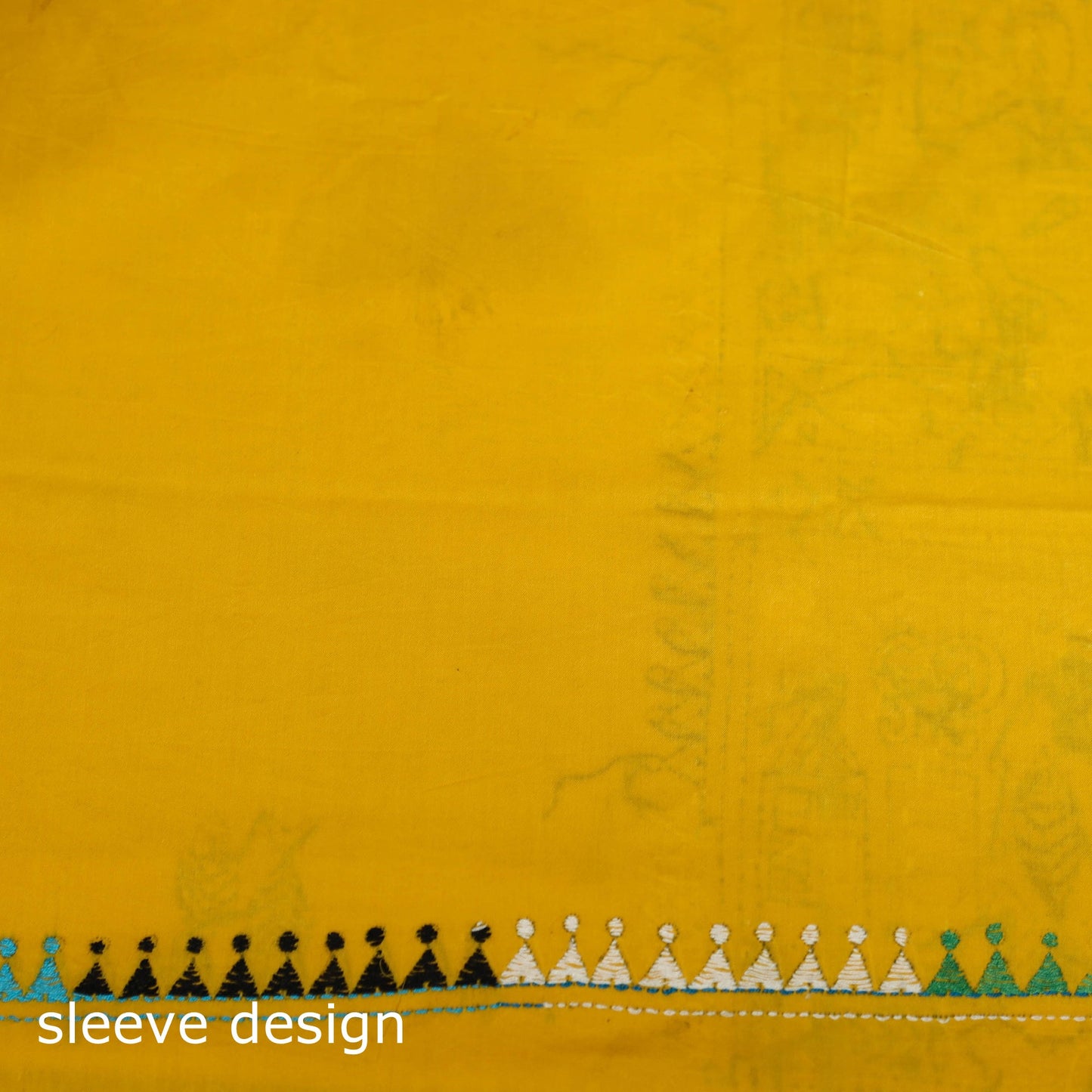 Bengal kantha hand embroidered unstitched kurta material