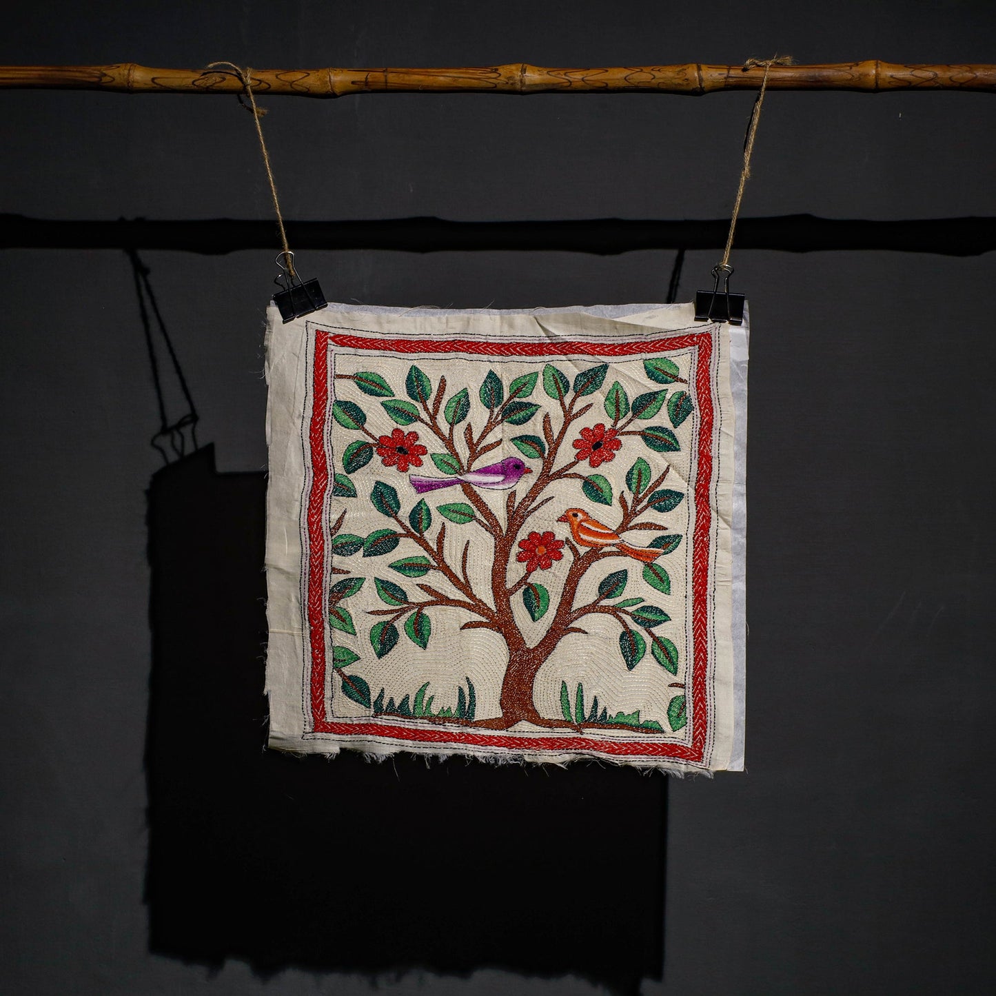 Embroidery Cotton Wall Hanging