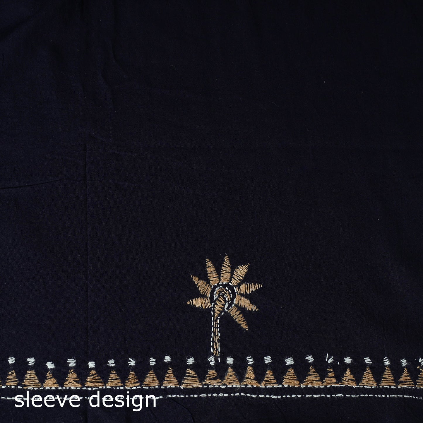 Bengal nakshi kantha hand embroidered cotton unstitched