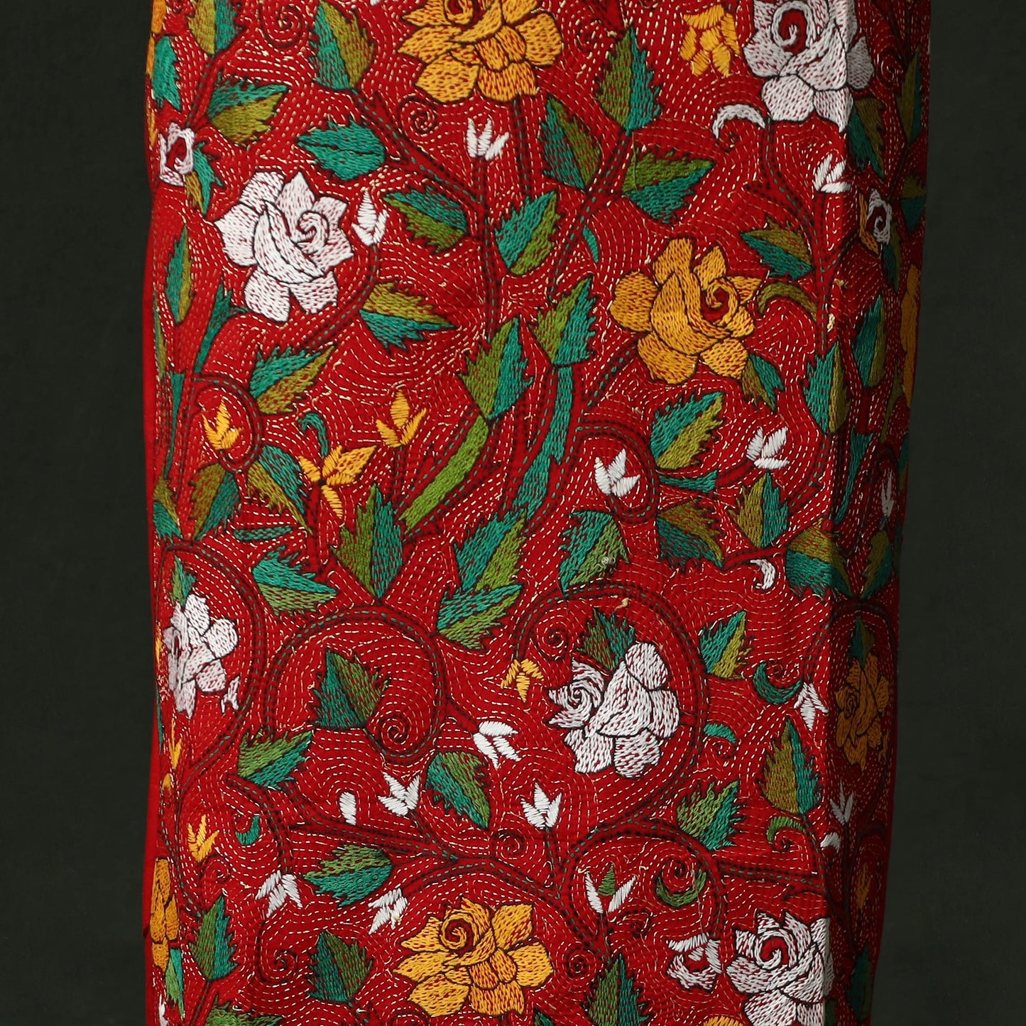 Bengal nakshi kantha hand embroidered cotton unstitched