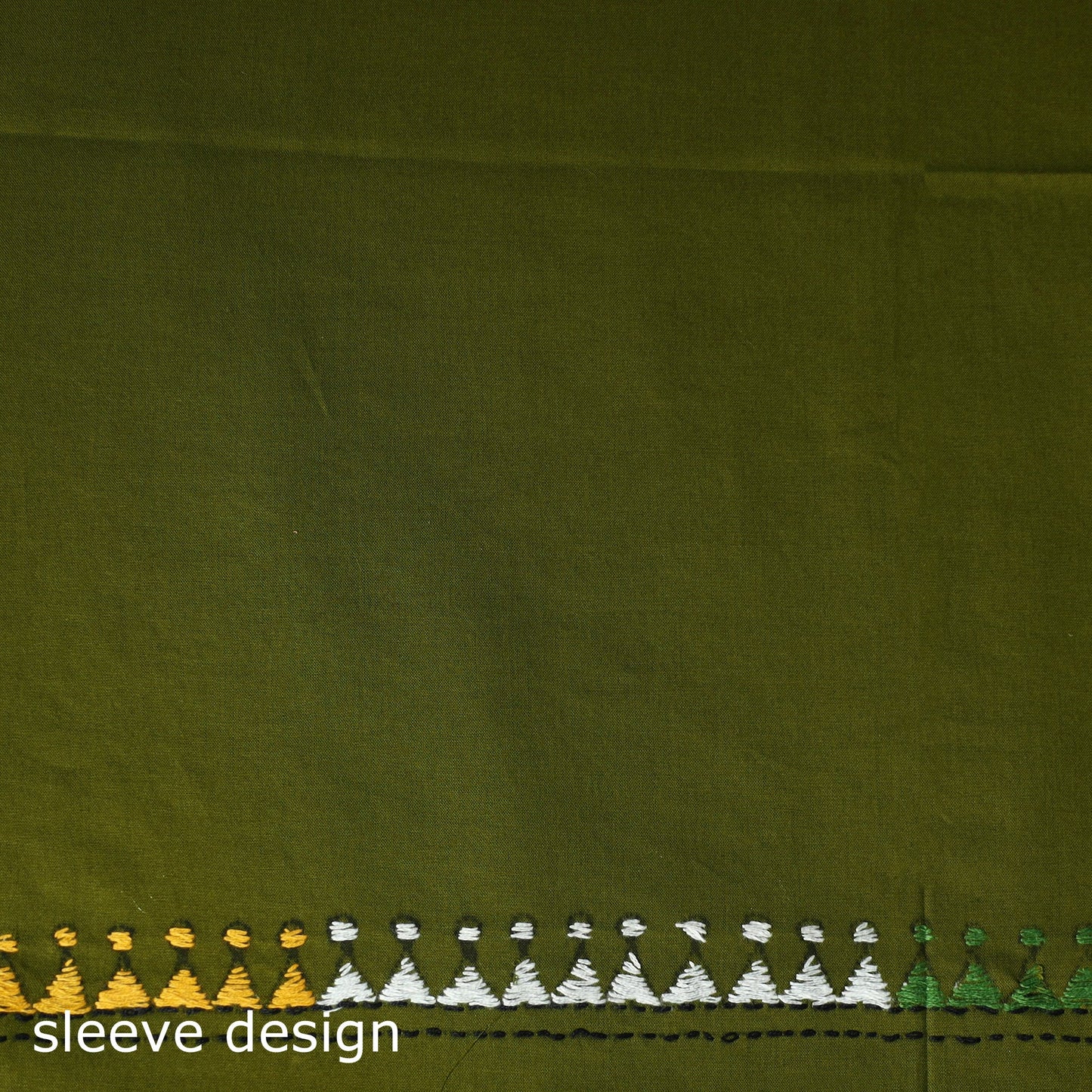 Bengal nakshi kantha hand embroidered cotton unstitched