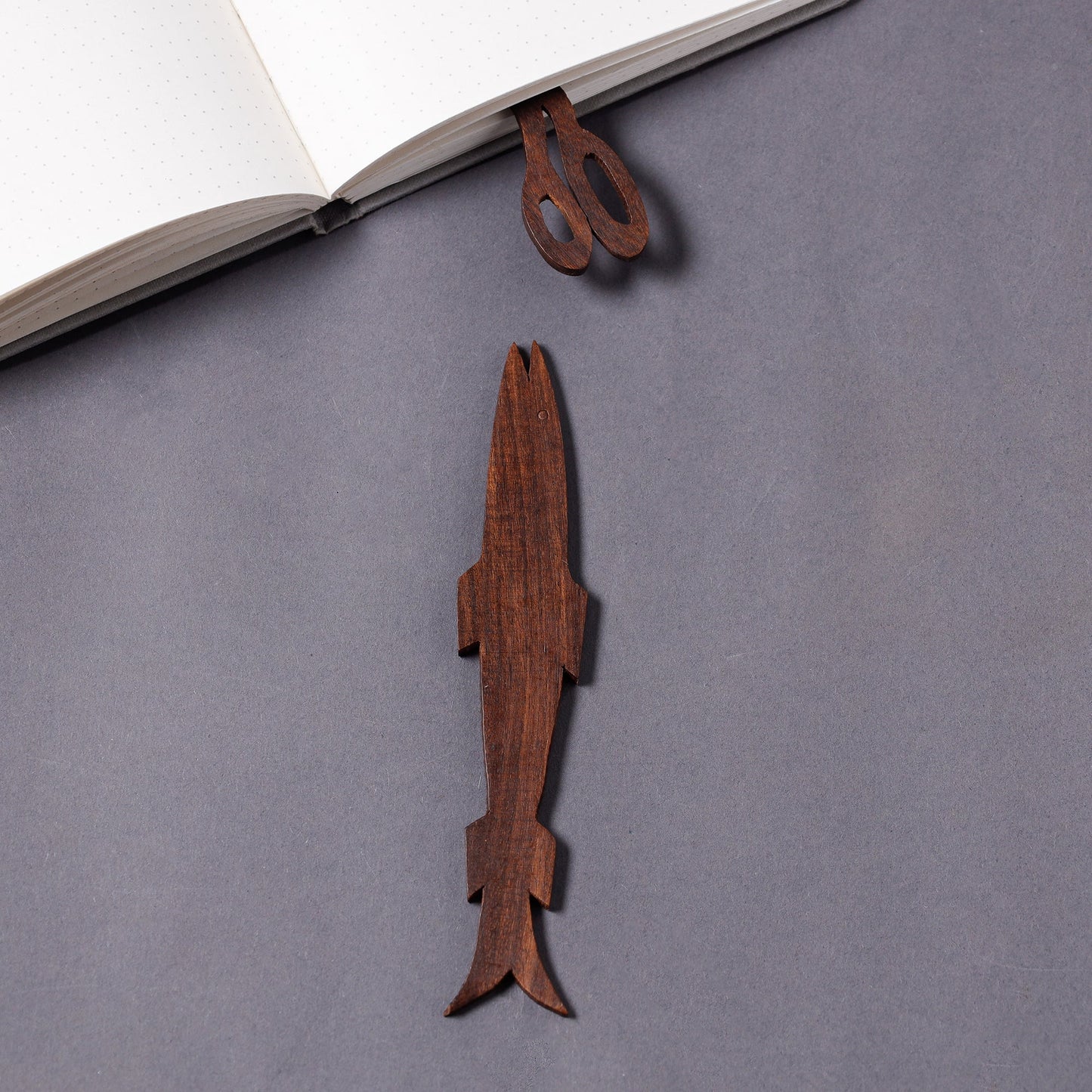 Buy Hand Carved Sheesham Wood Bookmark Online in India