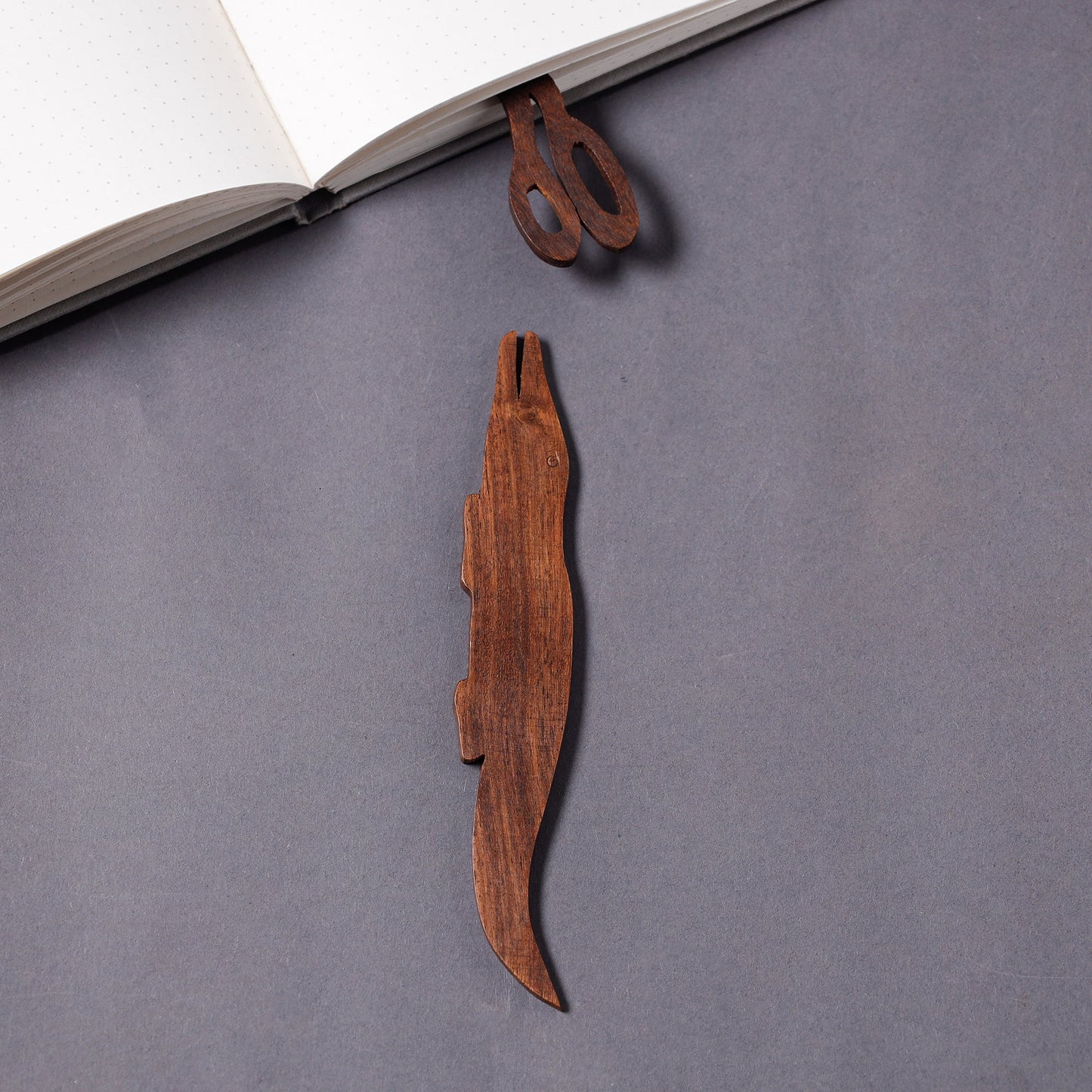 Buy Hand Carved Sheesham Wood Bookmark Online in India