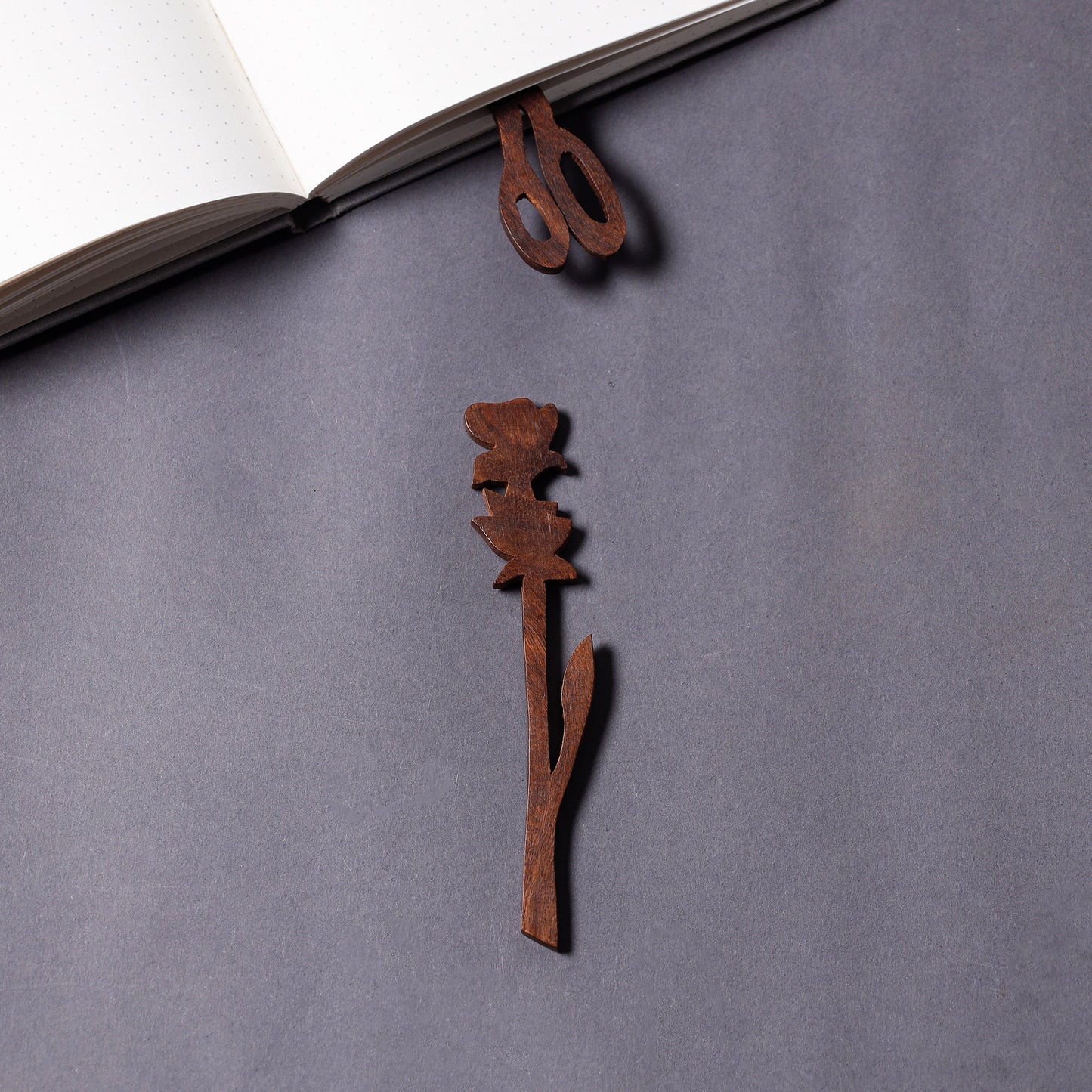 Buy Hand Carved Sheesham Wood Bookmark Online in India