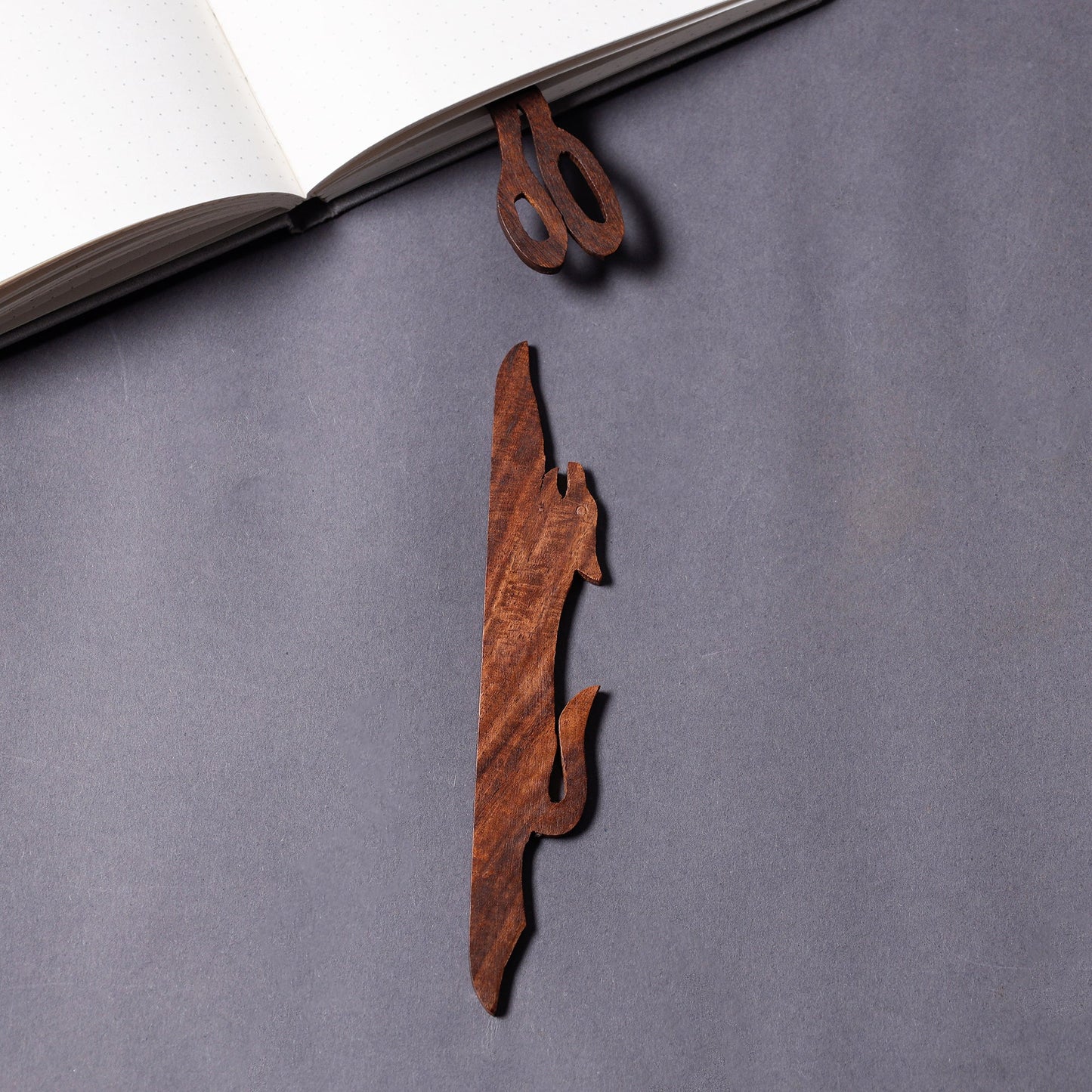 Buy Hand Carved Sheesham Wood Bookmark Online in India