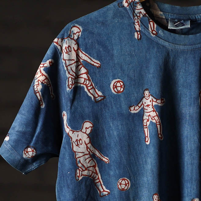 Bindaas art printed cotton unisex round neck t-shirt 89