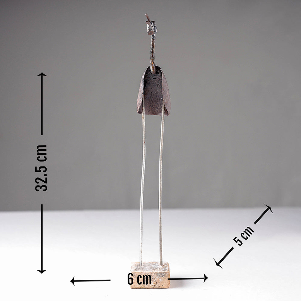 recycled metal sculpture