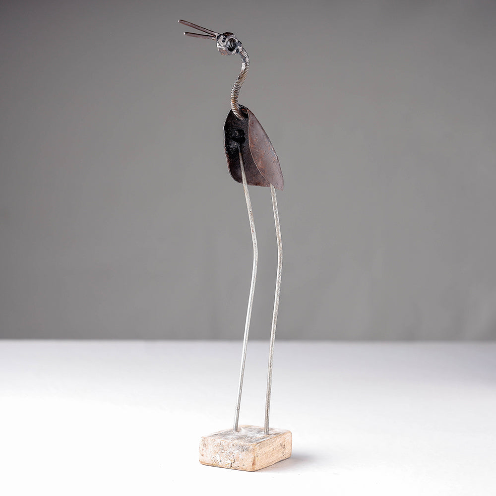 recycled metal sculpture