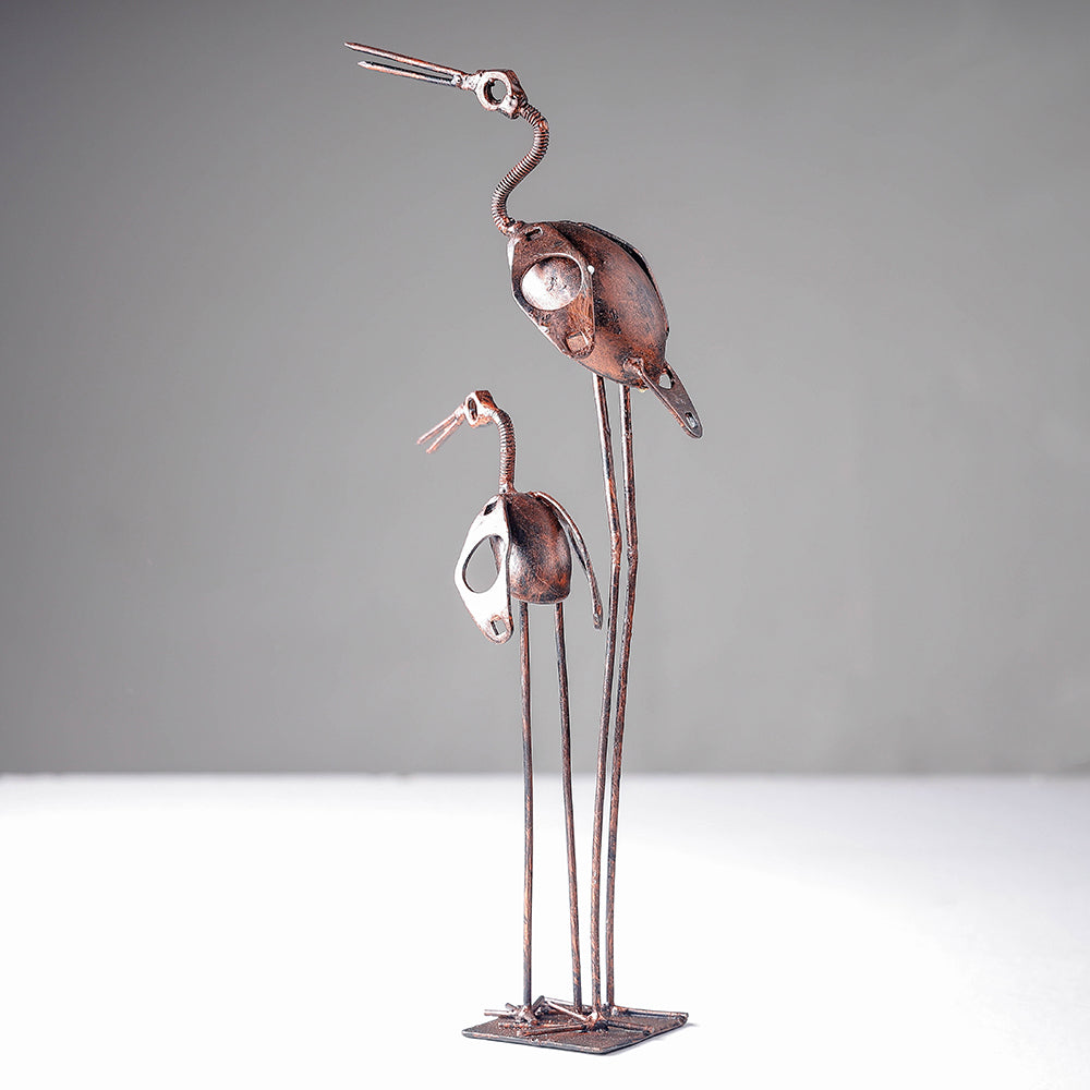 recycled metal sculpture