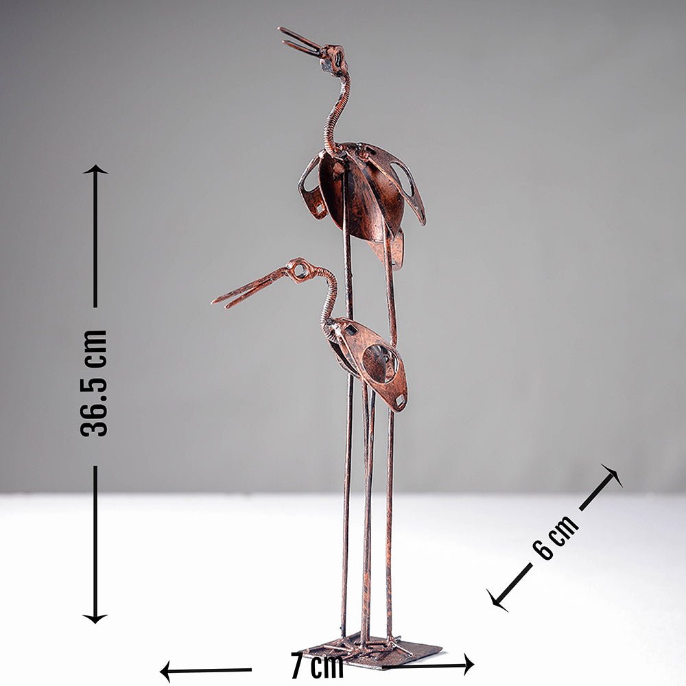 recycled metal sculpture