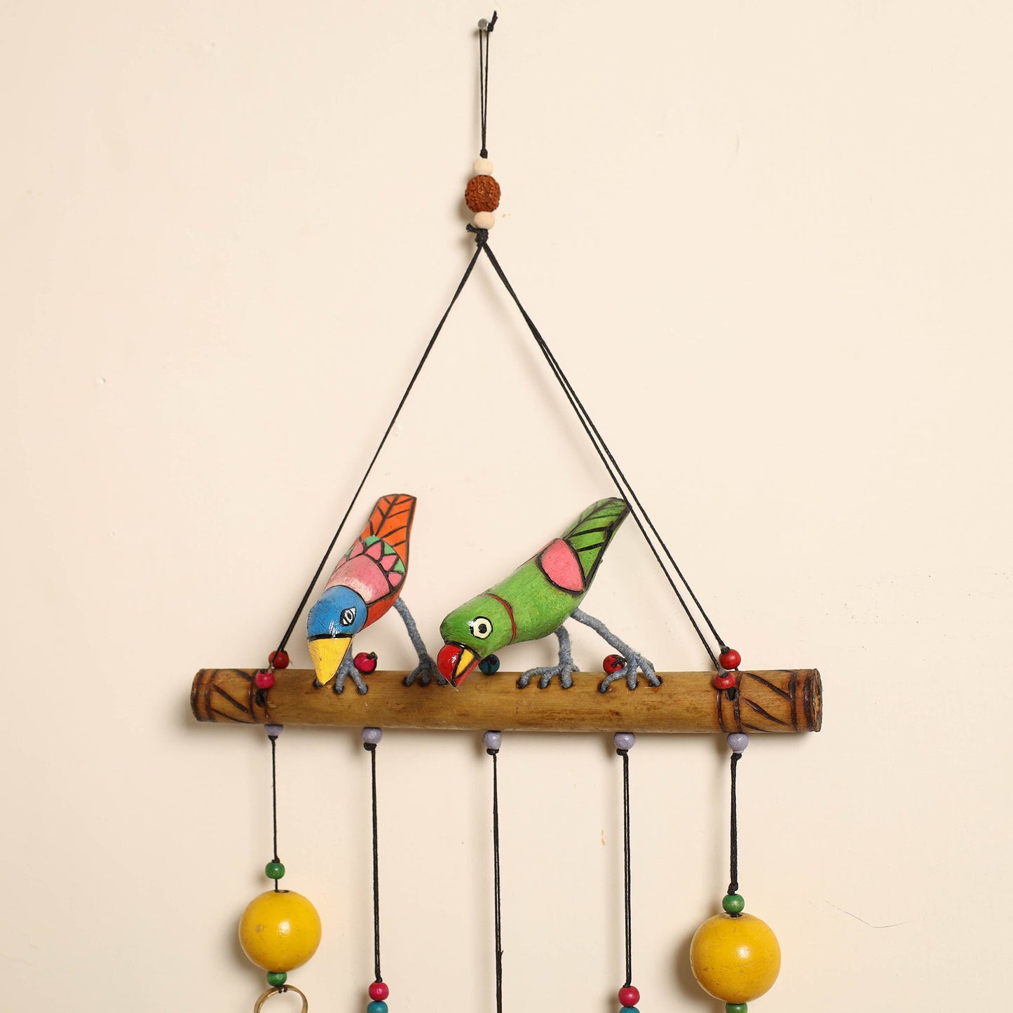 Bird - Hand-Carved Wooden Home Decor Hanging