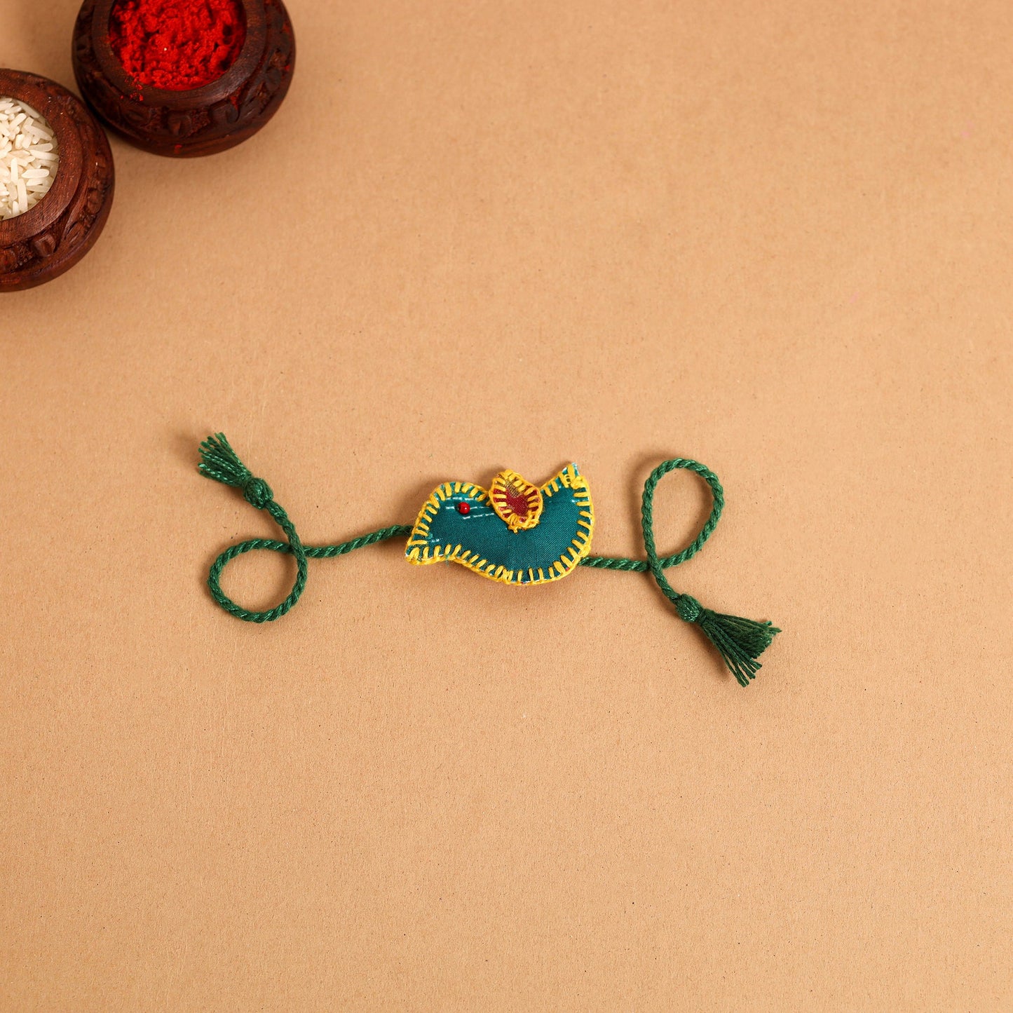 Bird - Handmade Threadwork Kids Rakhi