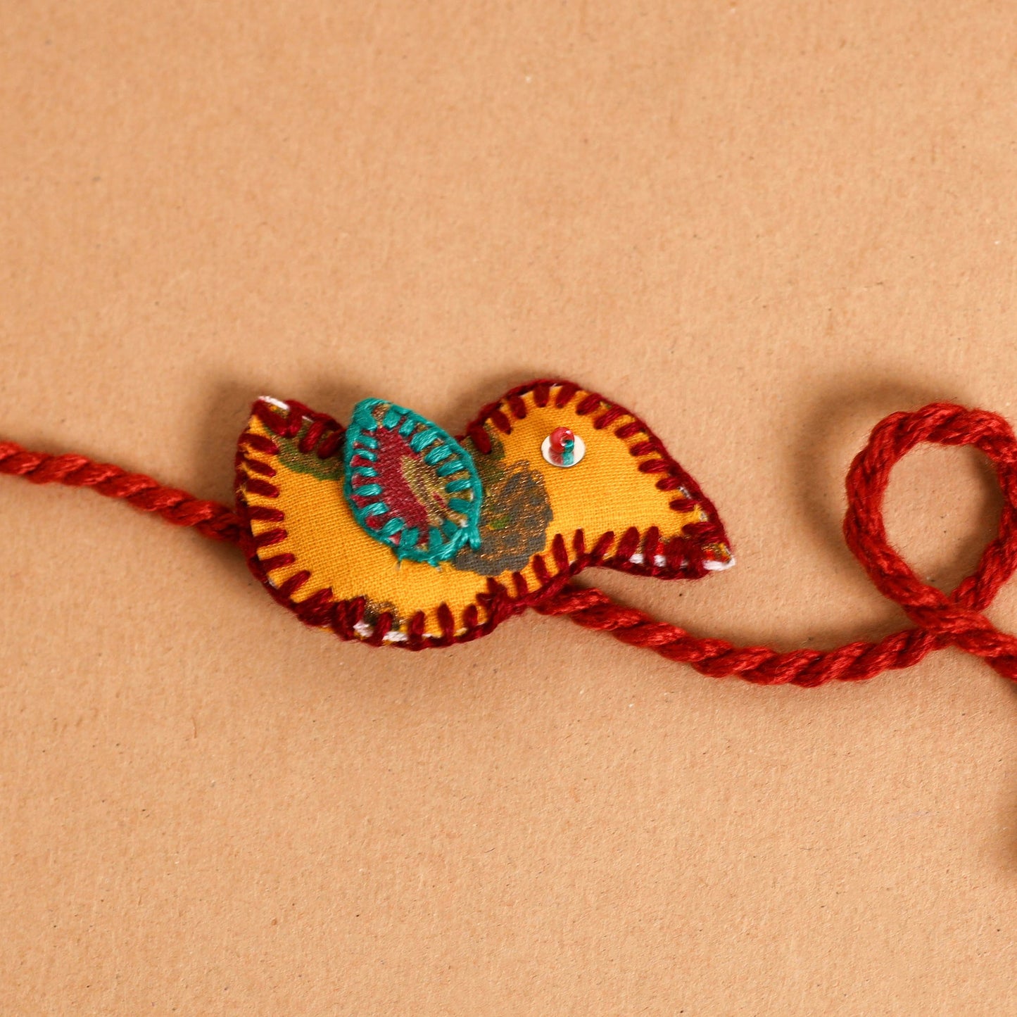 Bird - Handmade Threadwork Kids Rakhi