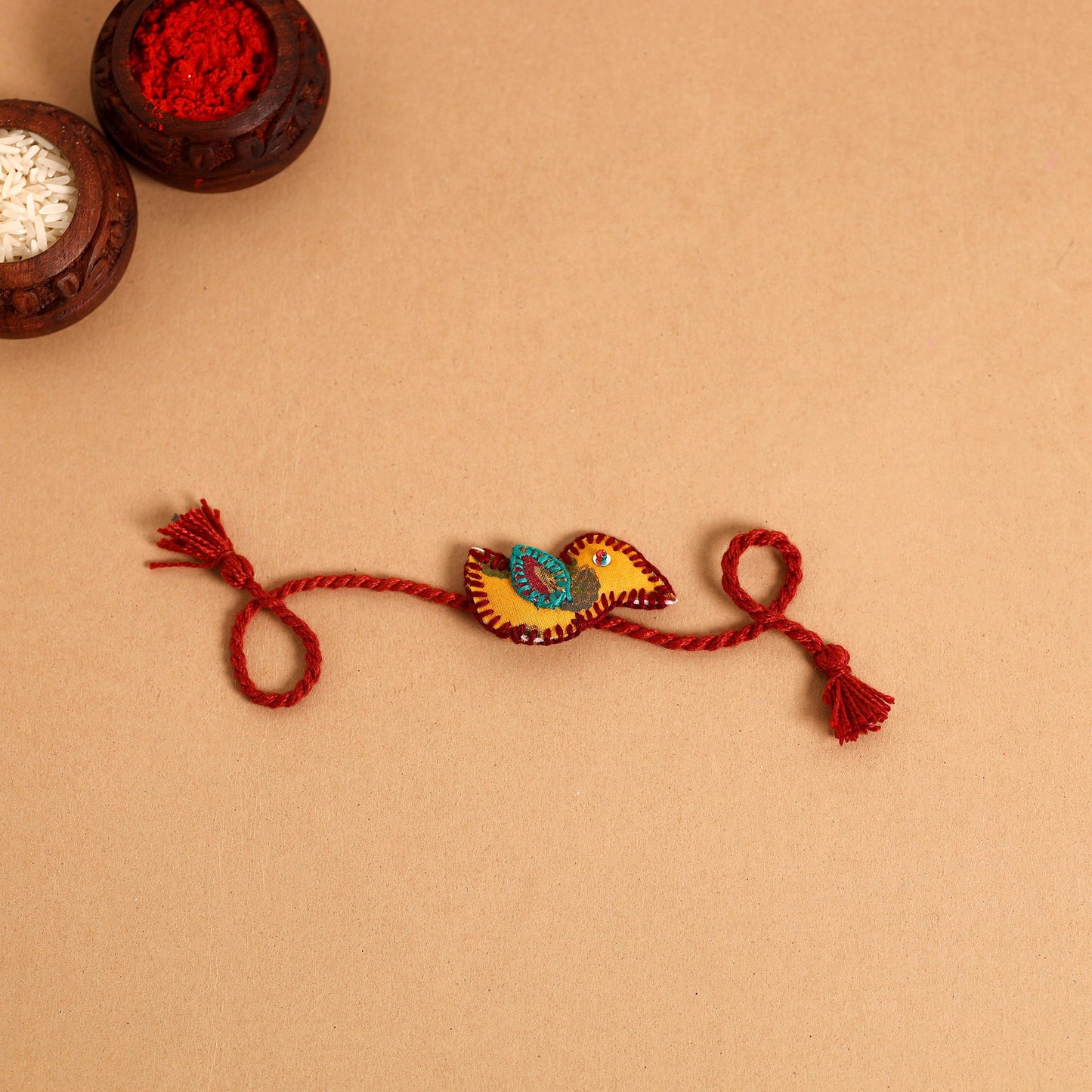 Bird - Handmade Threadwork Kids Rakhi