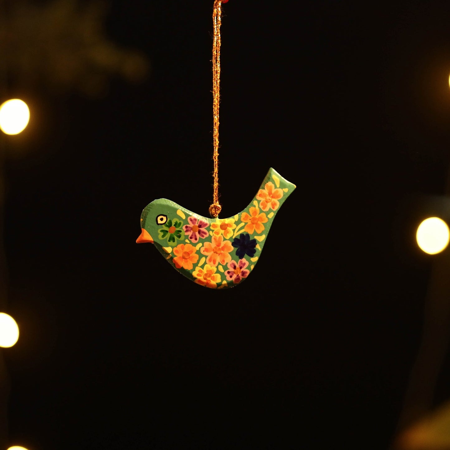 Kashmir Handpainted Christmas Decor Ornament