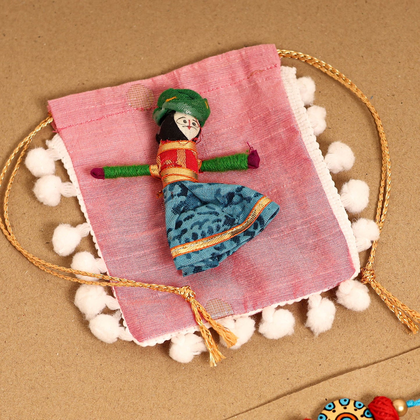 Bishnupur Handpainted Terracotta Rakhi