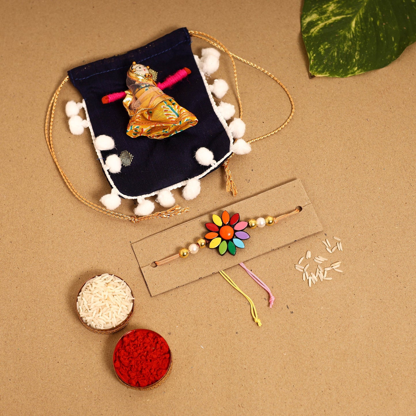 Bishnupur Handpainted Terracotta Rakhi