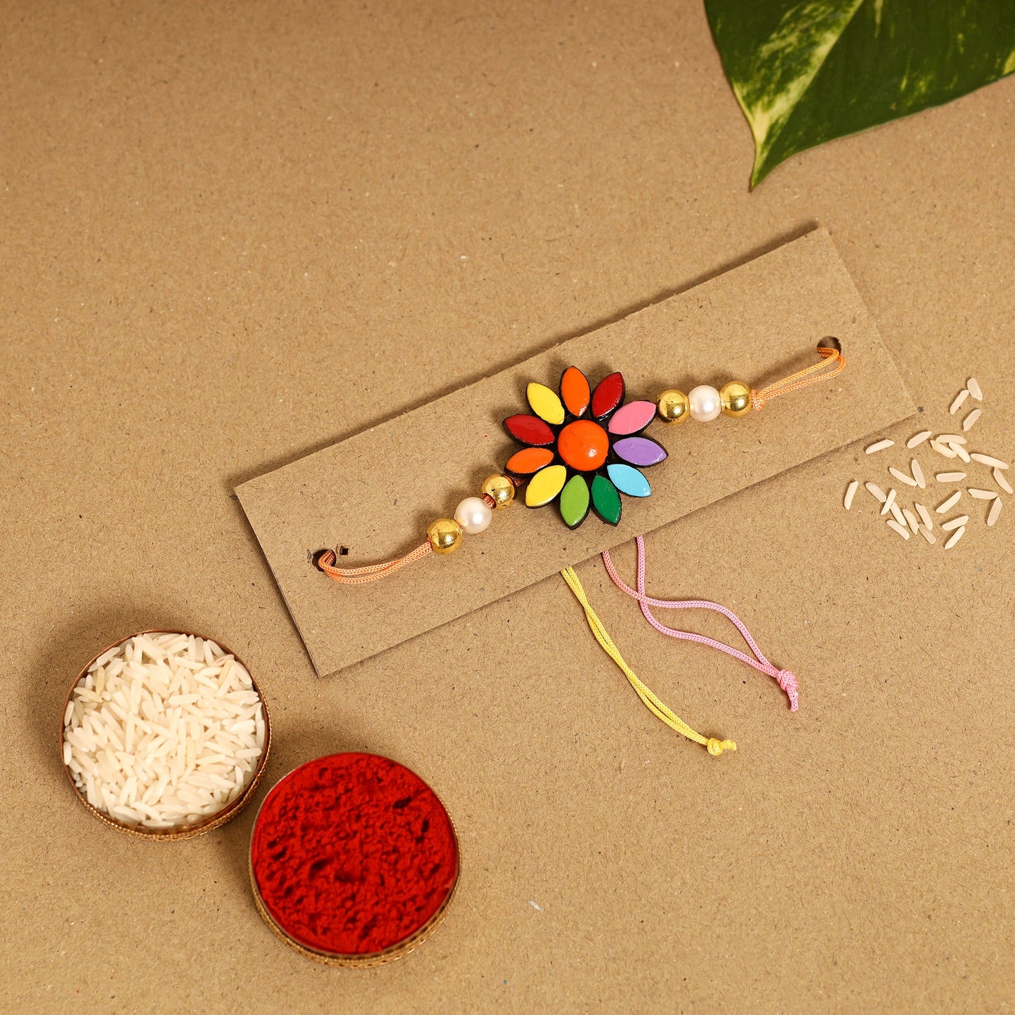 Bishnupur Handpainted Terracotta Rakhi