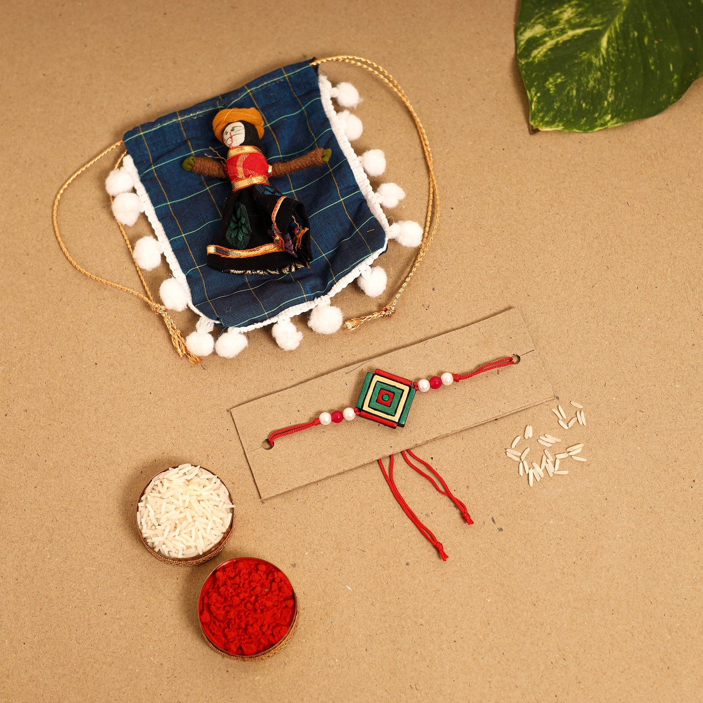 Bishnupur Handpainted Terracotta Rakhi