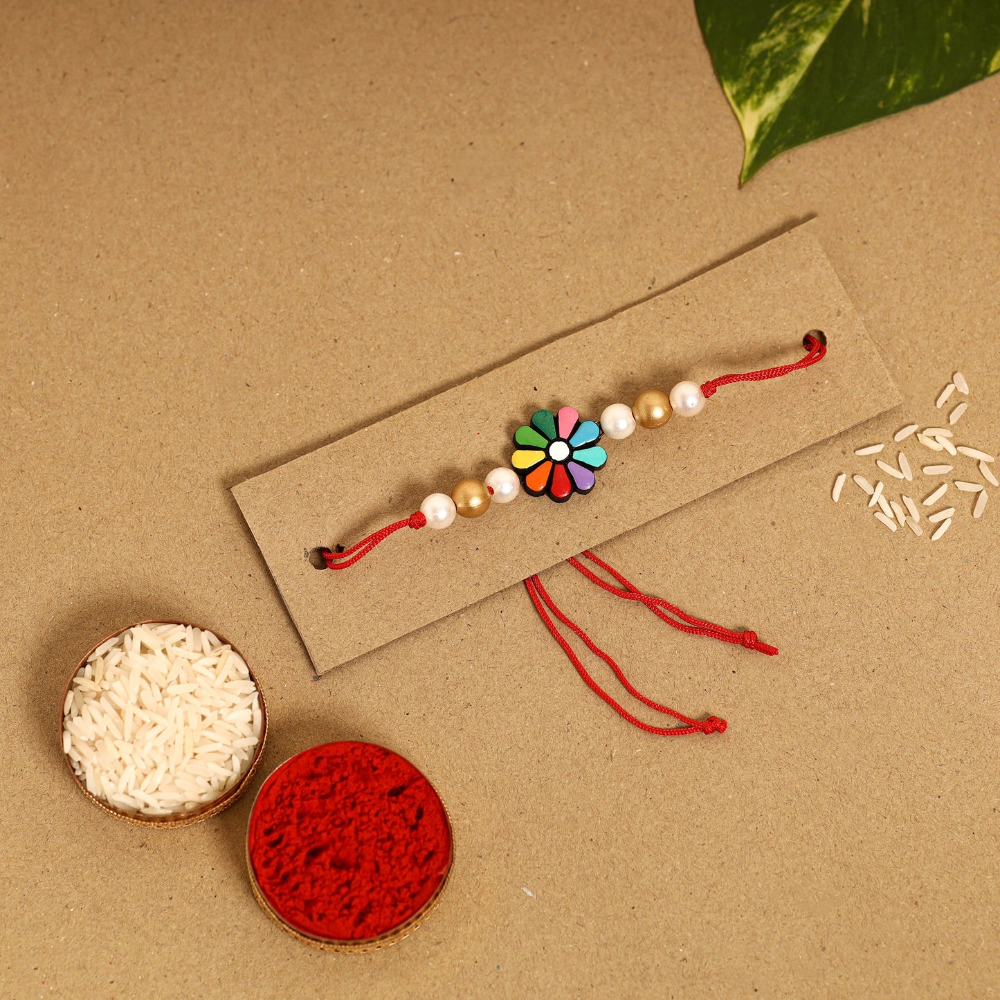 Bishnupur Handpainted Terracotta Rakhi