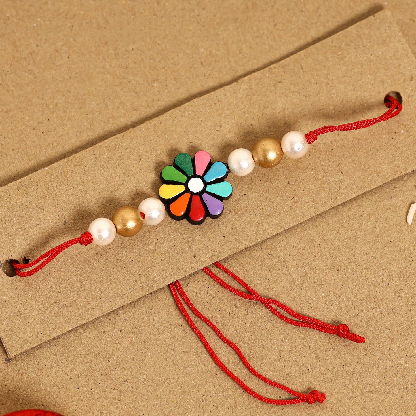 Bishnupur Handpainted Terracotta Rakhi