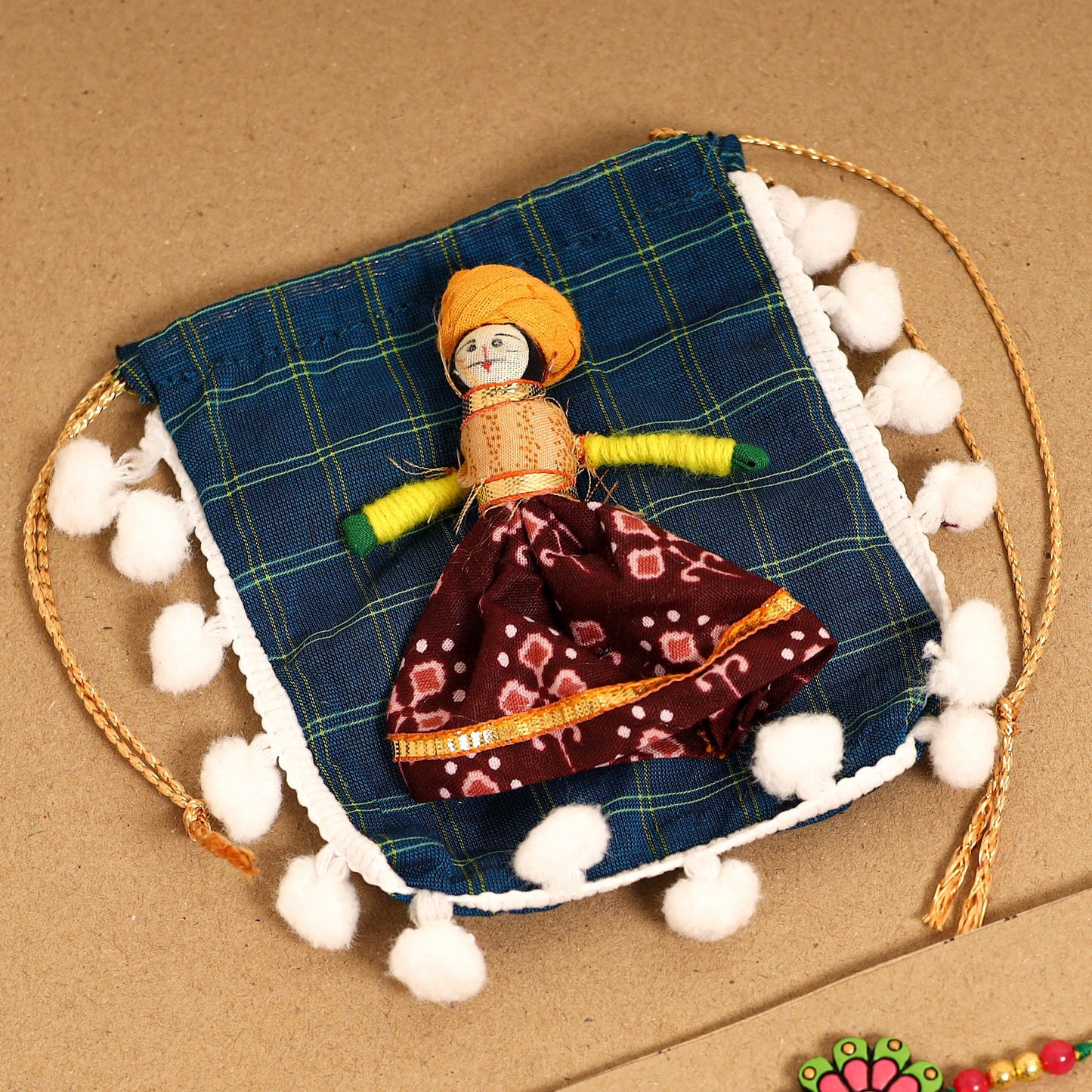 Bishnupur Handpainted Terracotta Rakhi