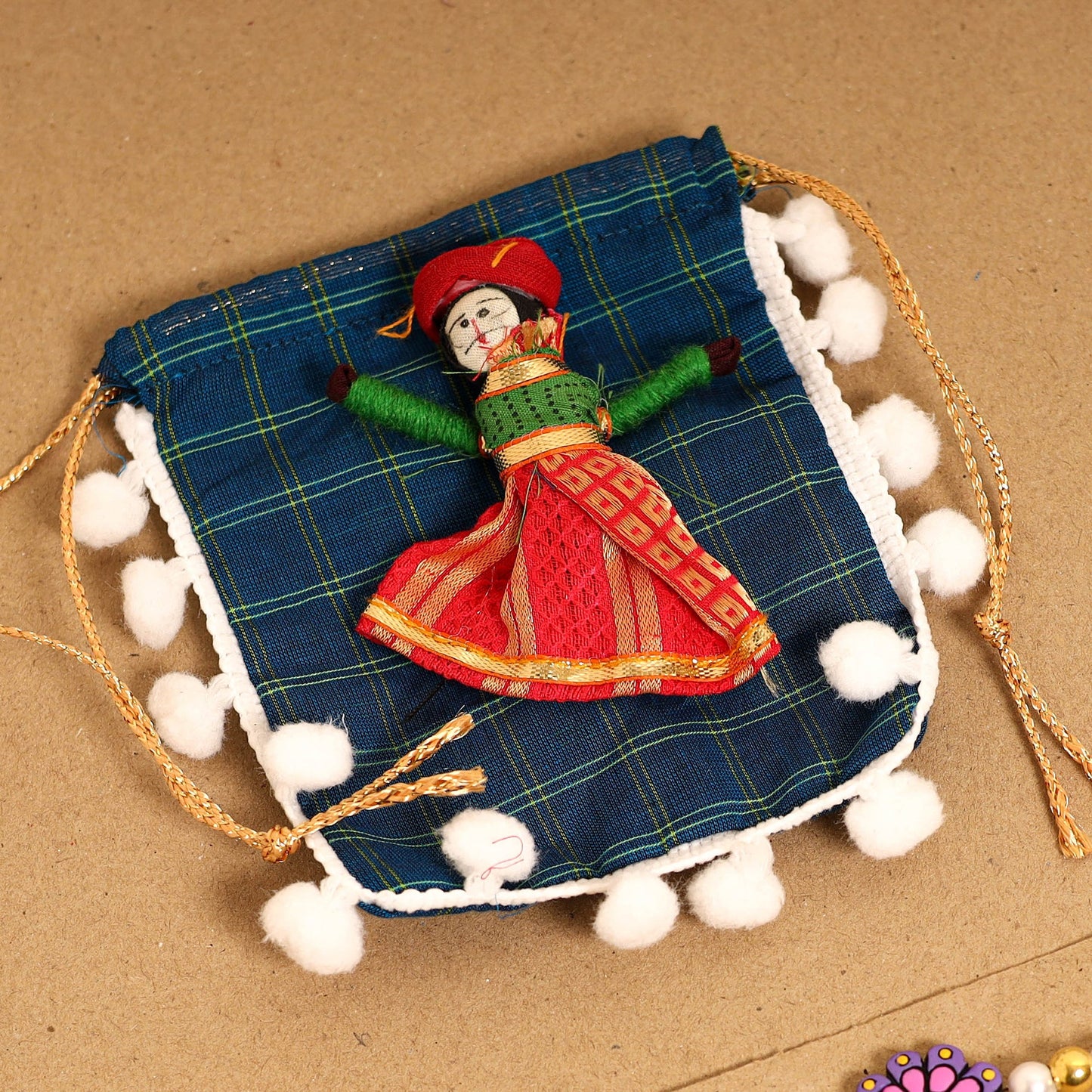 Bishnupur Handpainted Terracotta Rakhi