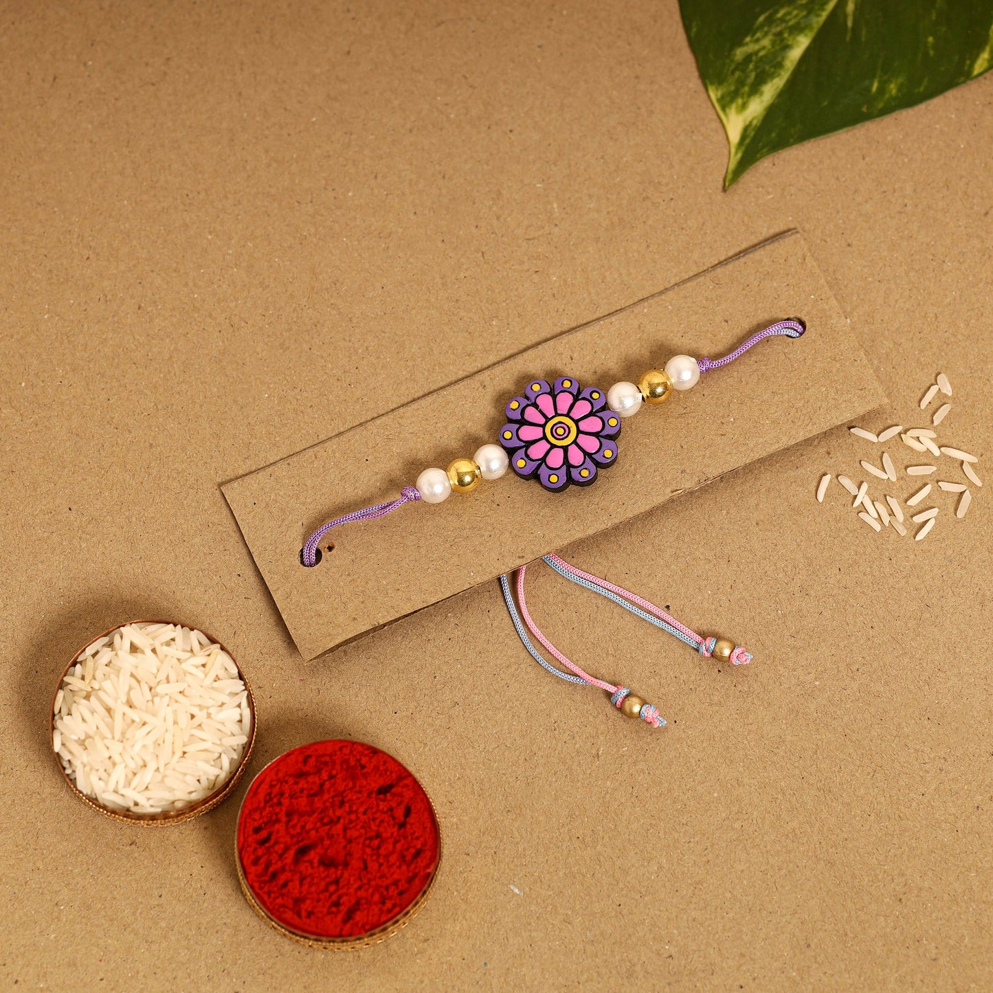 Bishnupur Handpainted Terracotta Rakhi