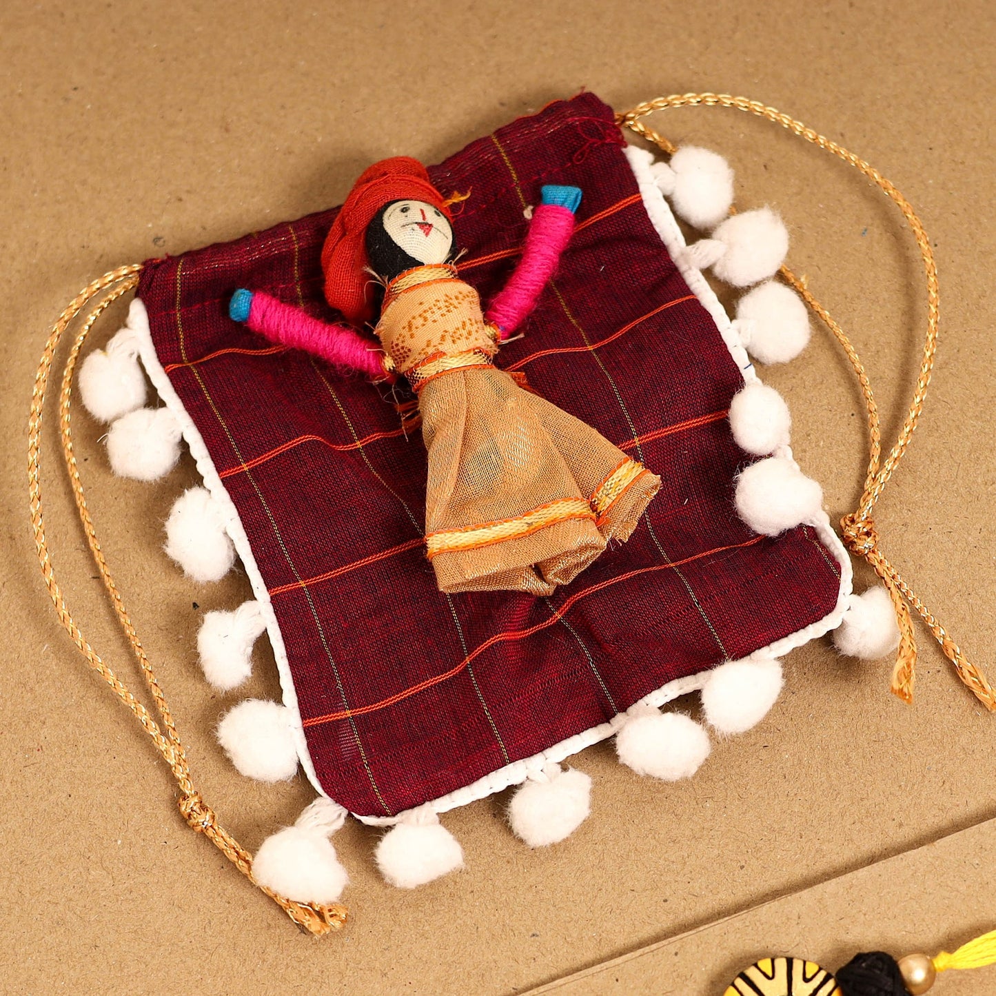 Bishnupur Handpainted Terracotta Rakhi