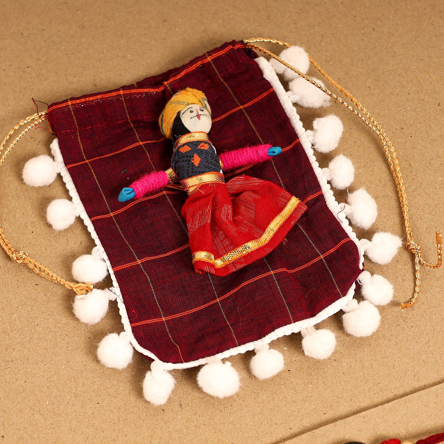 Bishnupur Handpainted Terracotta Rakhi