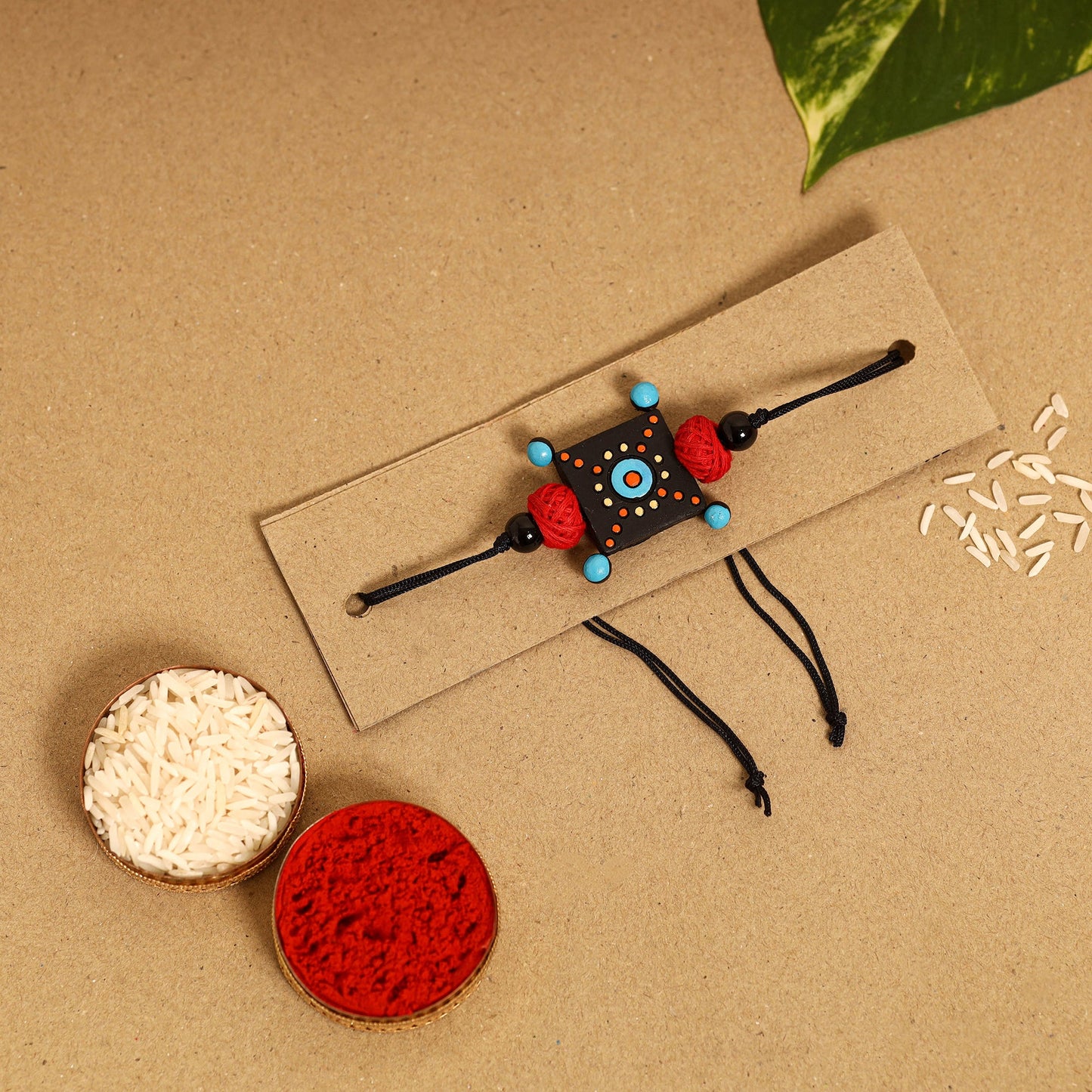 Bishnupur Handpainted Terracotta Rakhi
