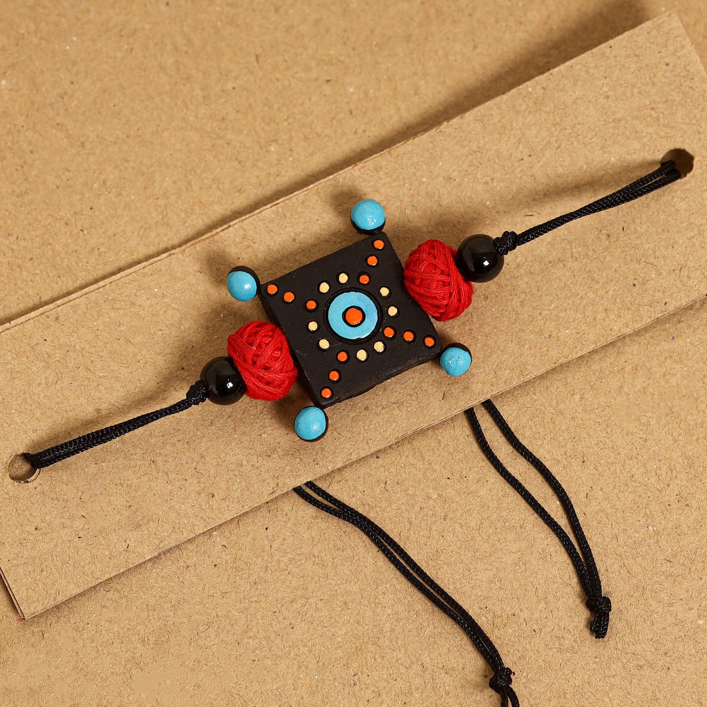 Bishnupur Handpainted Terracotta Rakhi