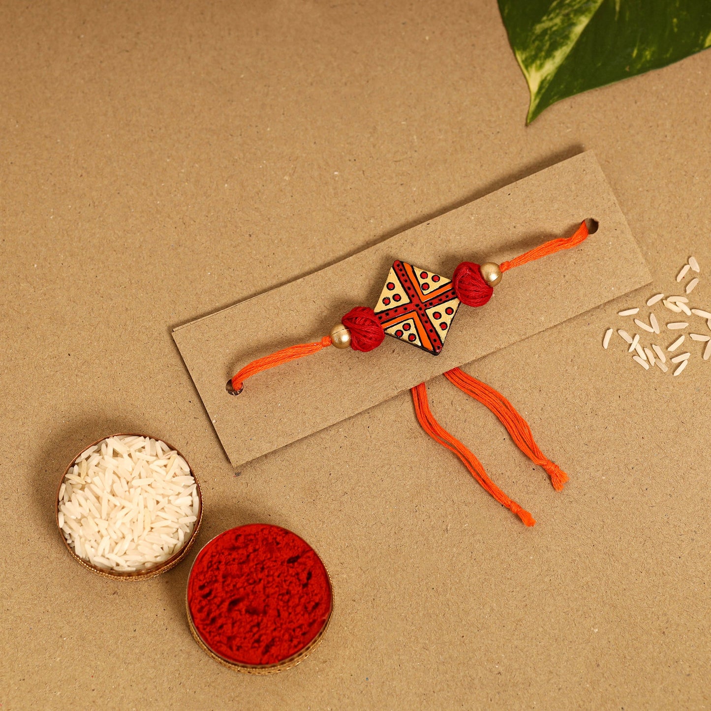 Bishnupur Handpainted Terracotta Rakhi