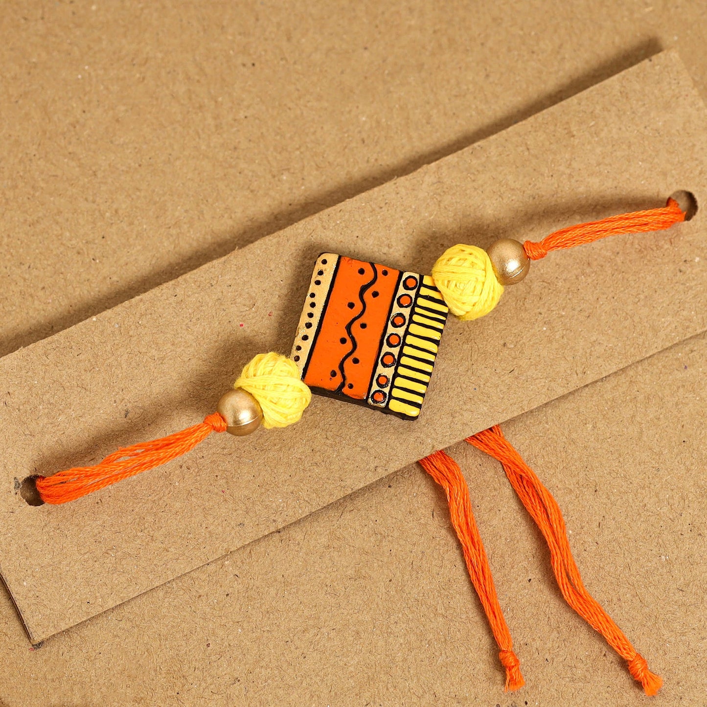 Bishnupur Handpainted Terracotta Rakhi