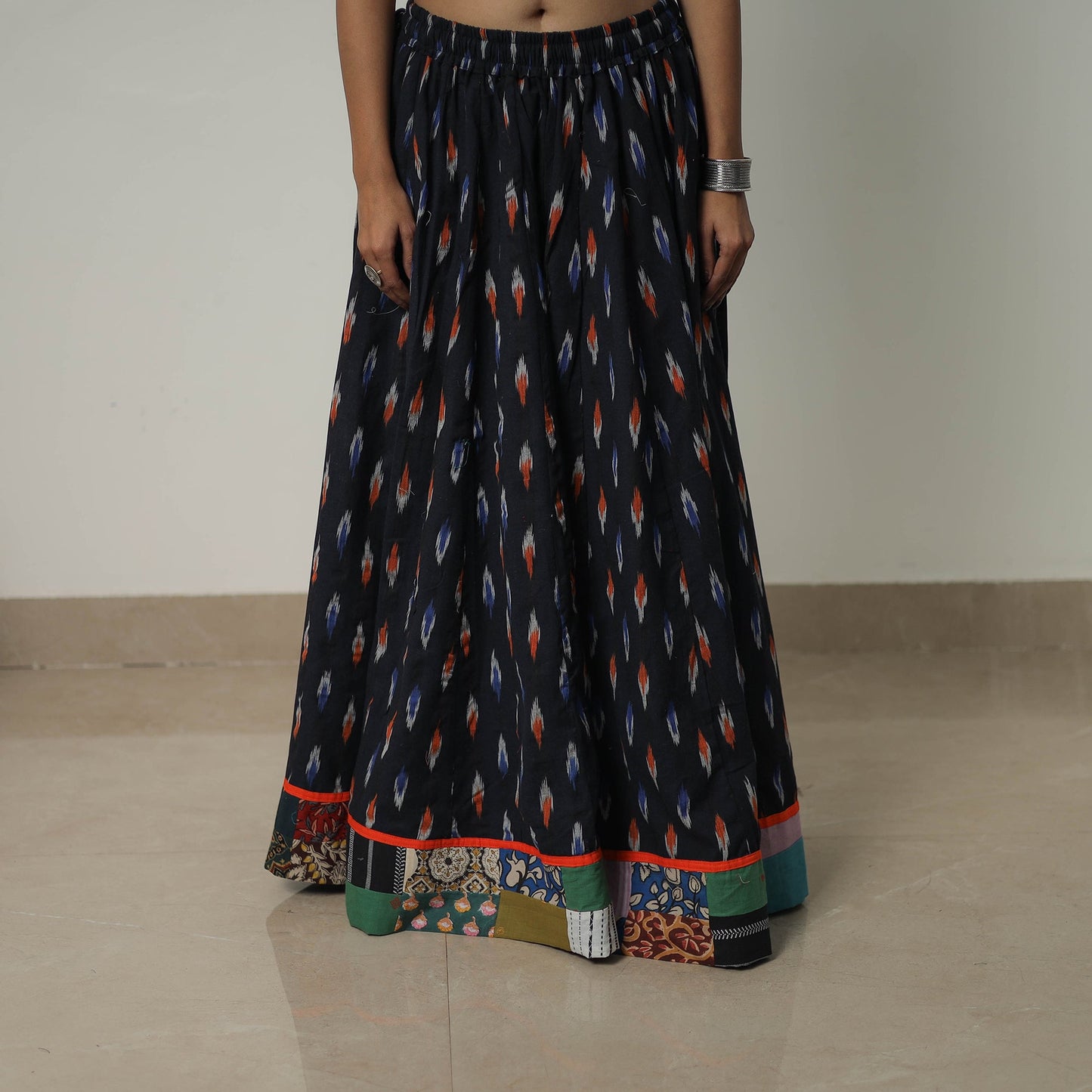 24 Kali Cotton Pochampally Ikat Skirt
