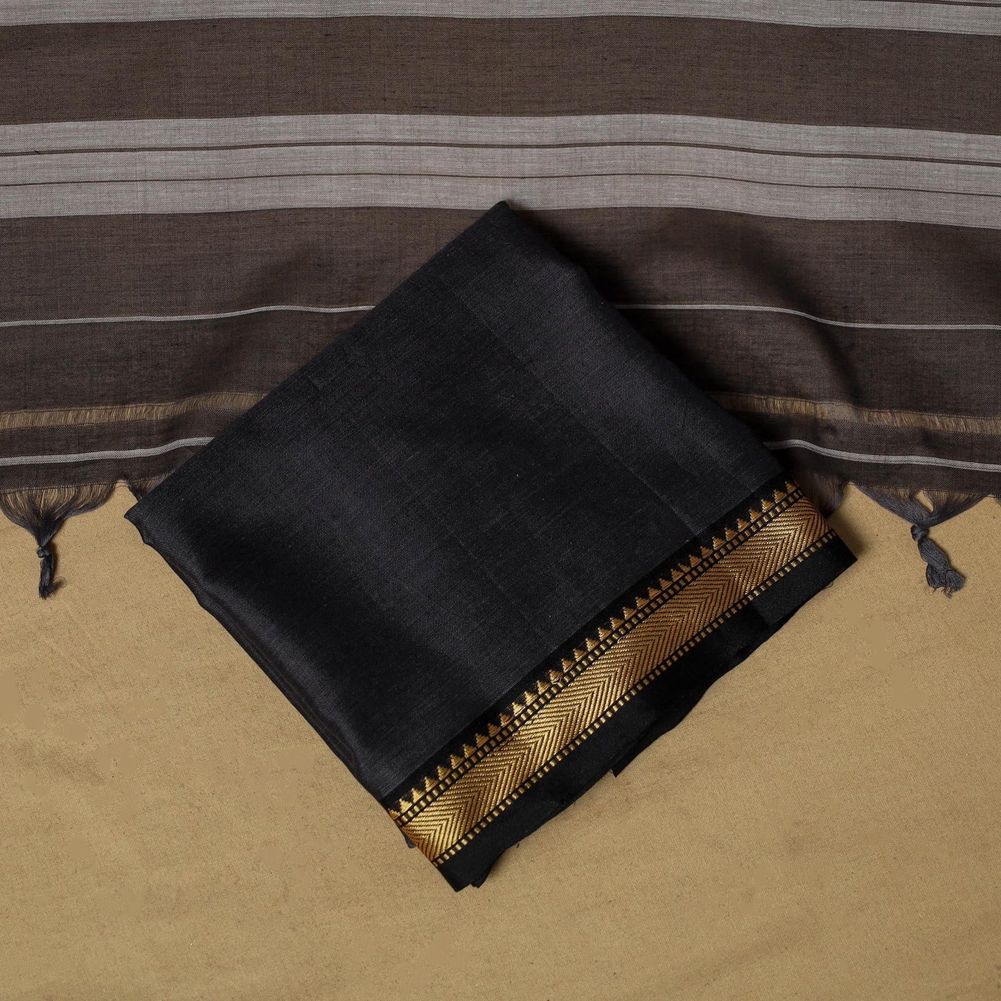 3pc cotton unstitched dharwad dress material with border 12