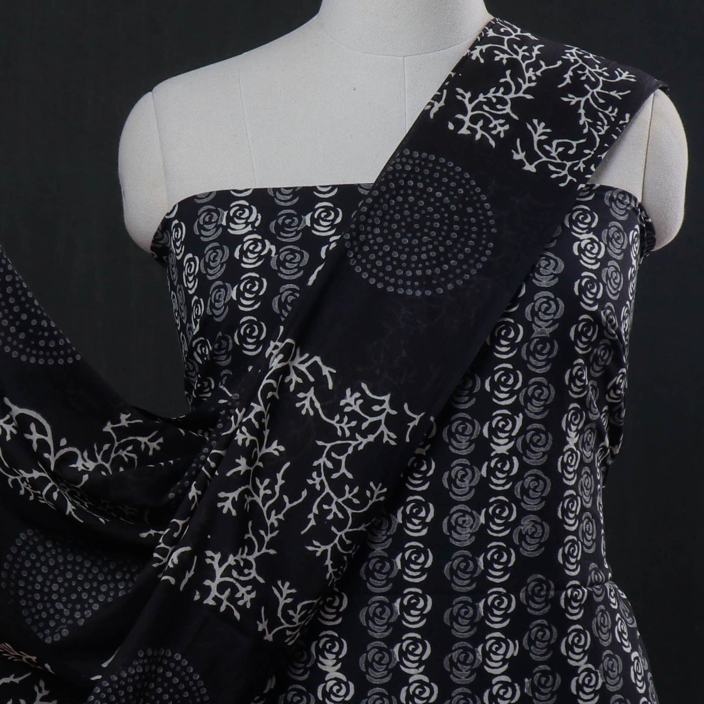 block printed dress material