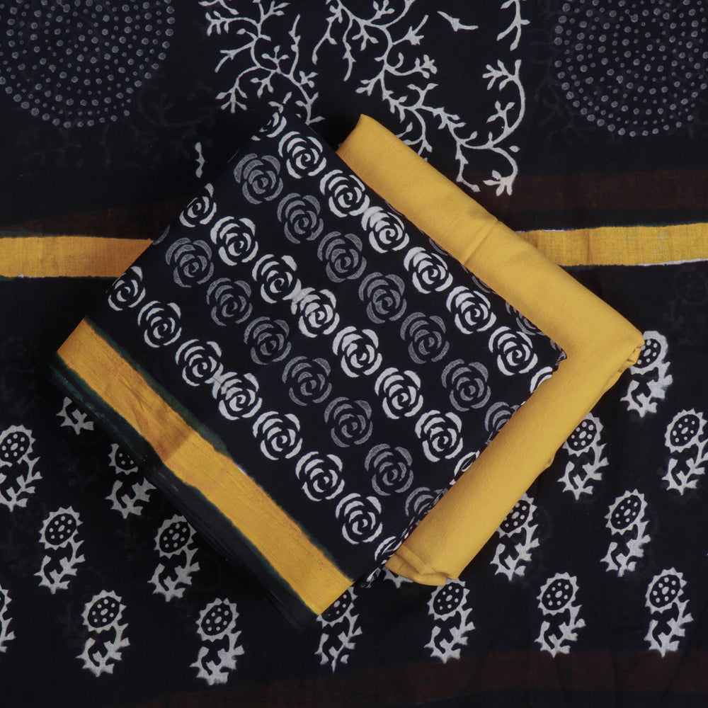 block printed dress material
