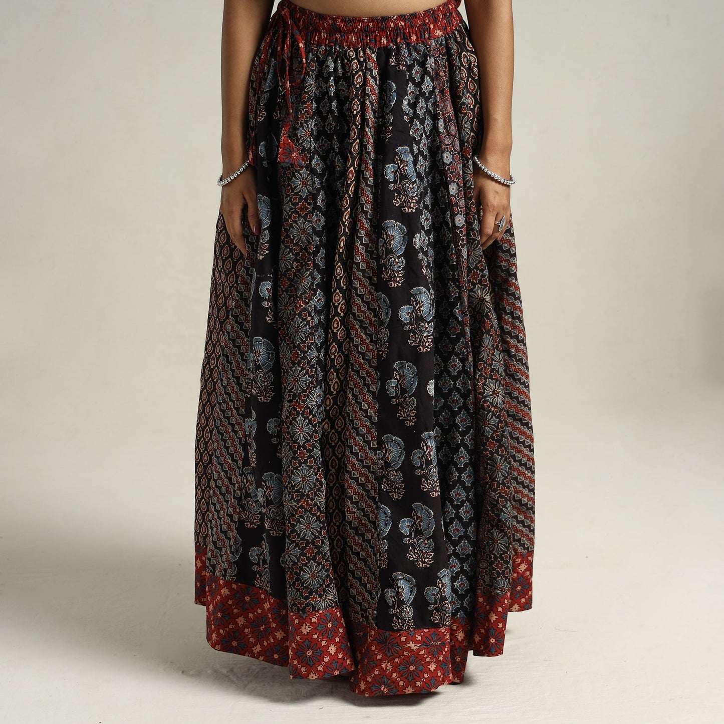 Ajrakh Patchwork Skirt