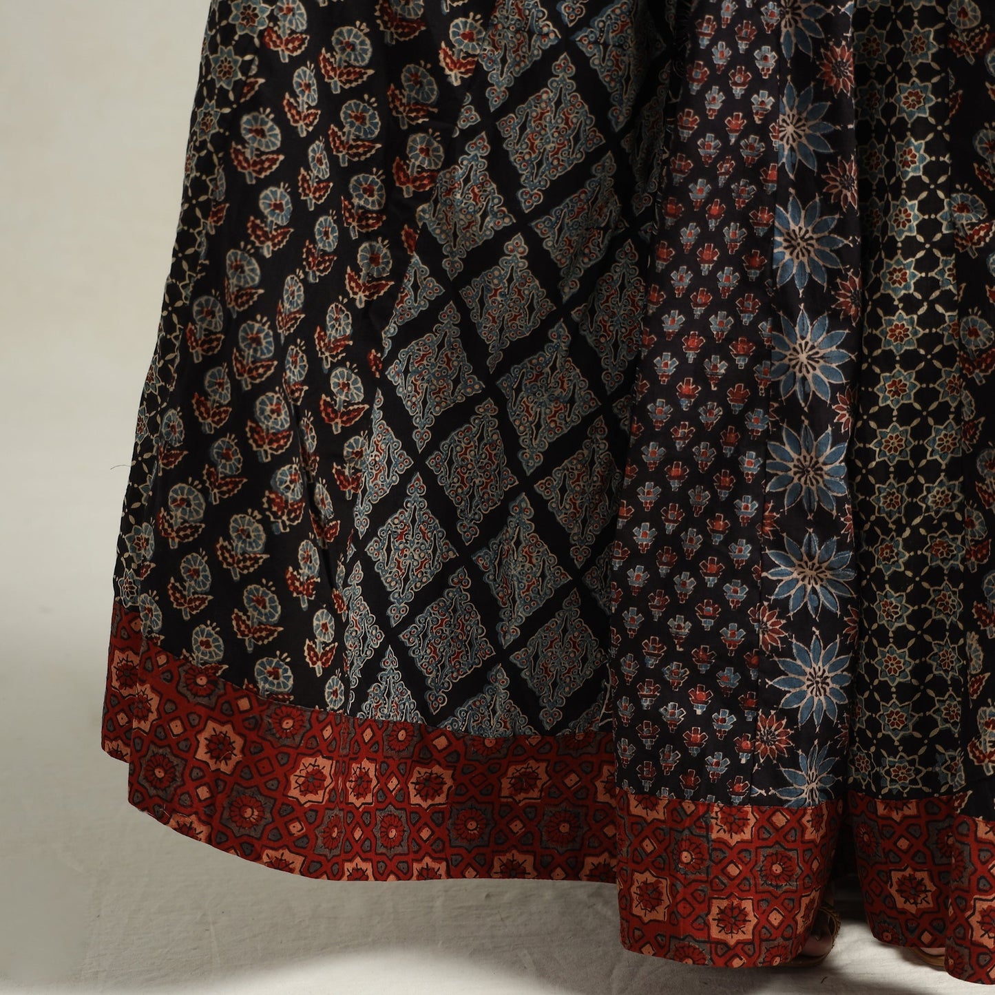 Ajrakh Patchwork Skirt