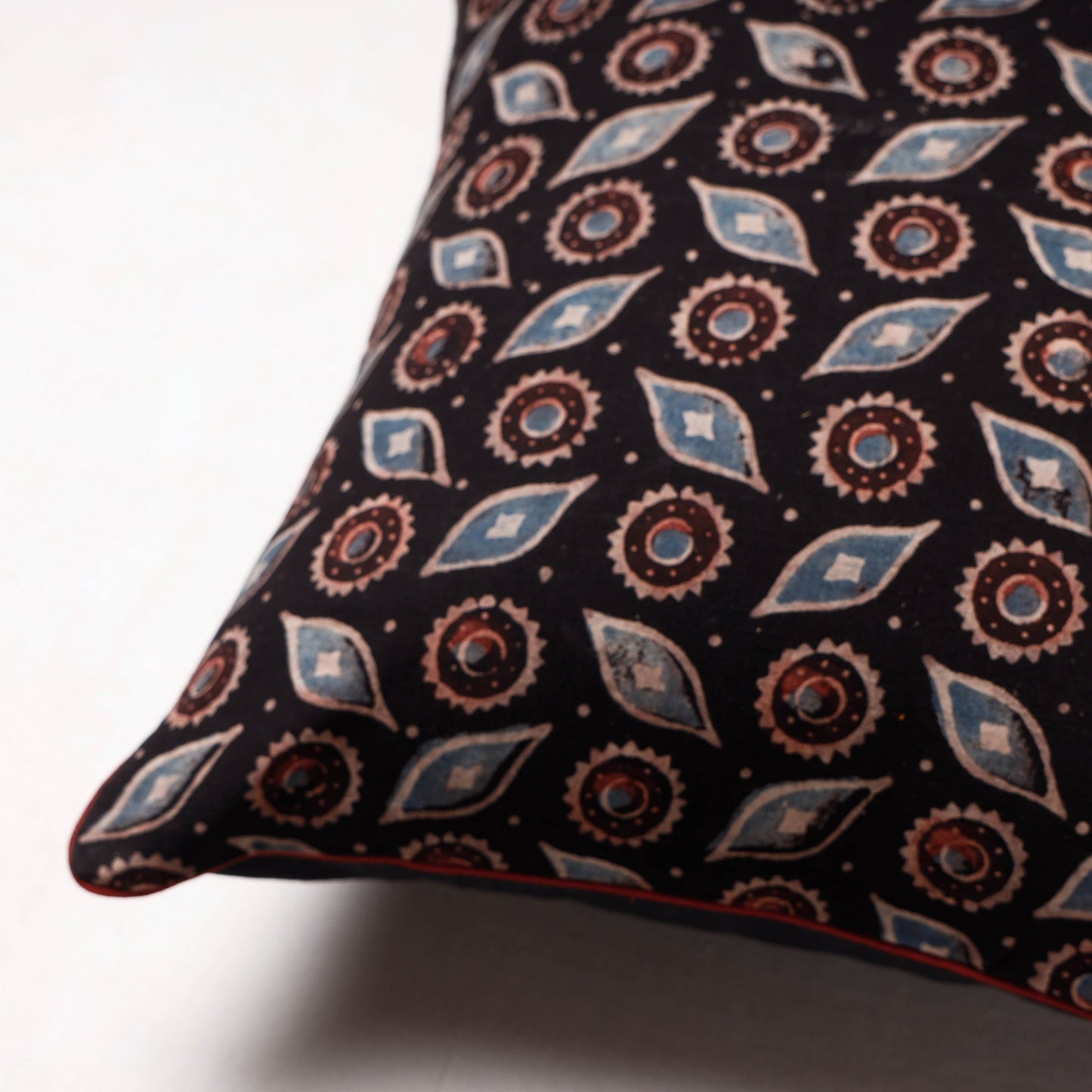 Ajrakh Cushion Cover
