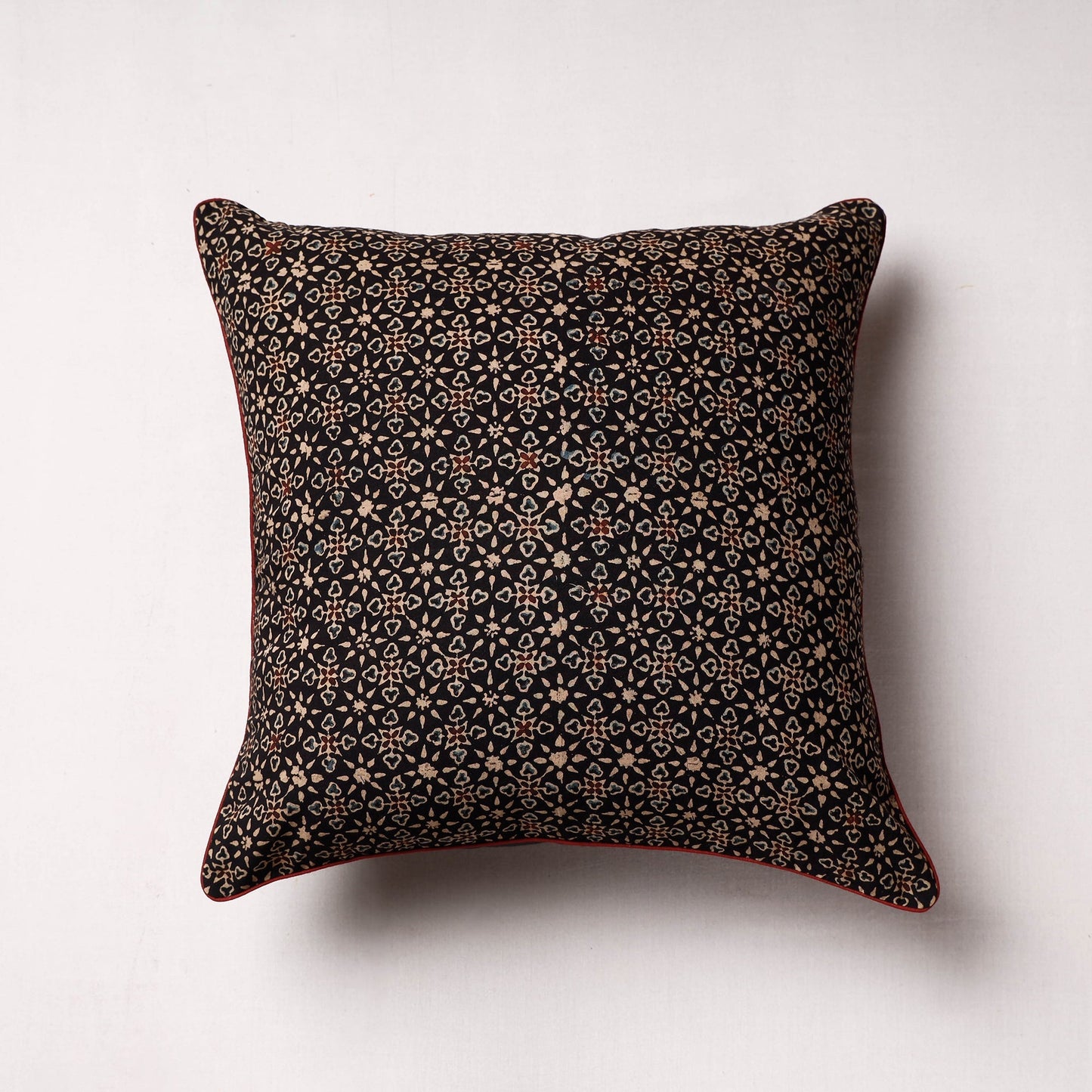 Ajrakh Cushion Cover