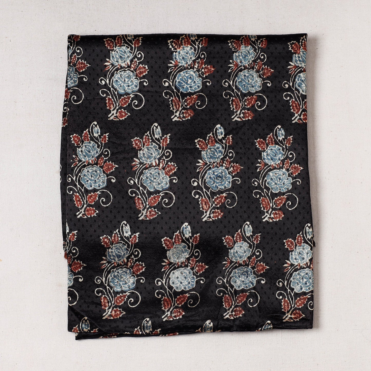 Ajrakh Block Printed Modal Silk Precut fabric